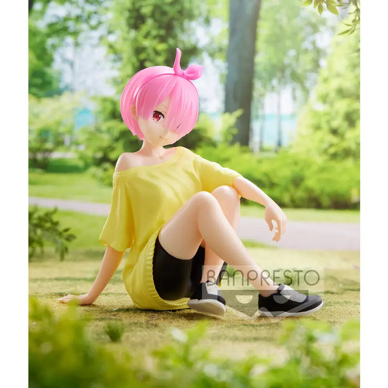 Starting Life in Another World Re:Zero Relax Time Ram Training Syle figurka 14 cm fotografii produktu