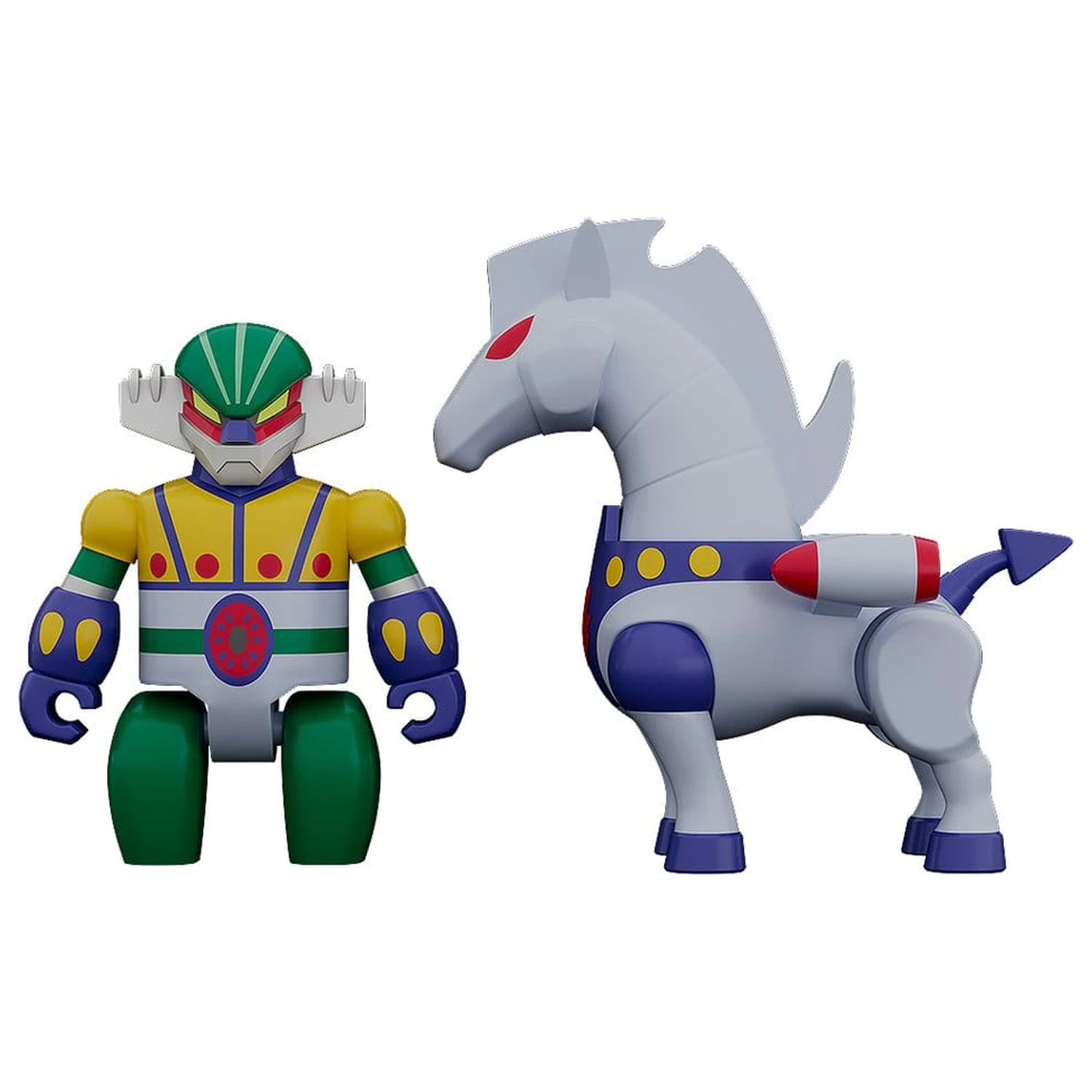 Steel Jeeg Brickroid Akční figurky, sada 2 kusů Steel Jeeg: Pantheroid set 5 cm fotografii produktu