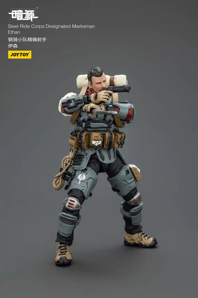 Steel Ride Corps Dark Source Akční Figurka Designated Marksman Ethan 7 cm fotografii produktu