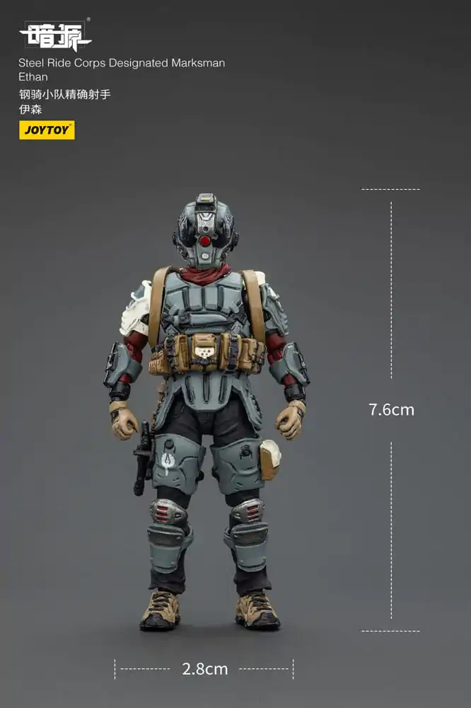 Steel Ride Corps Dark Source Akční Figurka Designated Marksman Ethan 7 cm fotografii produktu