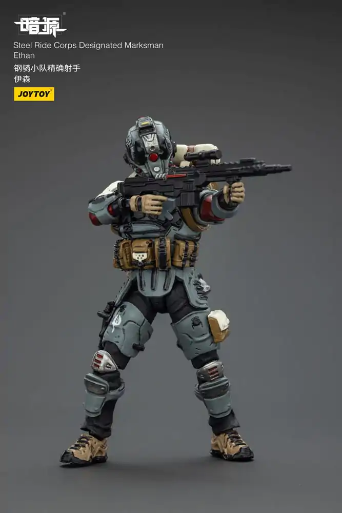 Steel Ride Corps Dark Source Akční Figurka Designated Marksman Ethan 7 cm fotografii produktu