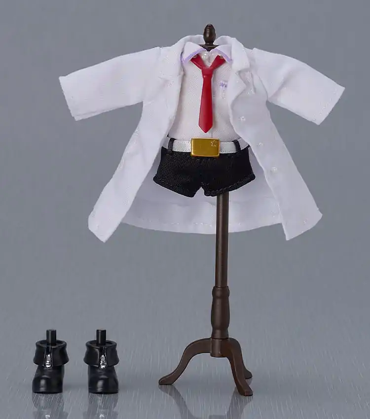Steins Gate Nendoroid doplňky pro Nendoroid Doll figurky sada oblečení: Kurisu Makise: Lab Coat Ver. fotografii produktu