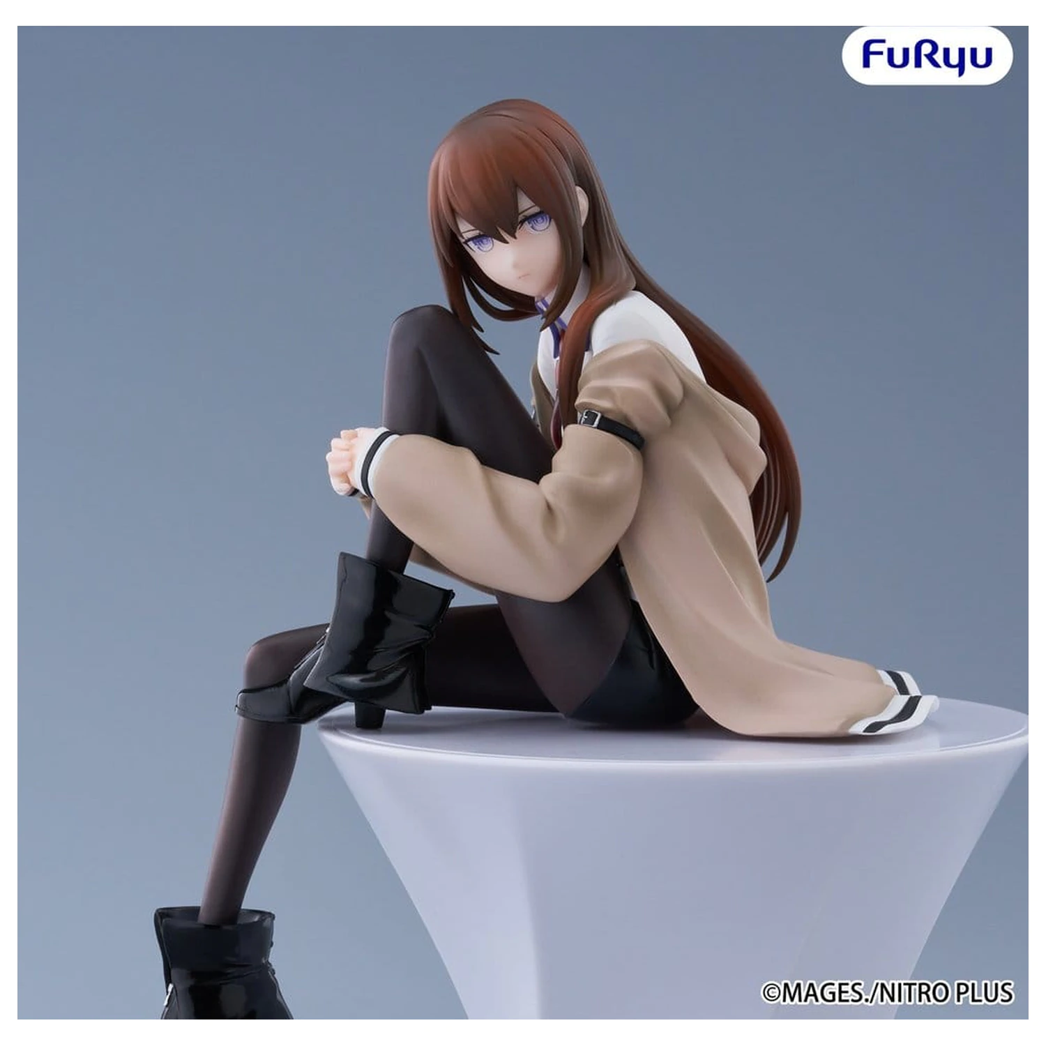 Steins Gate Noodle Stopper PVC socha Kurisu Makise 14 cm fotografii produktu