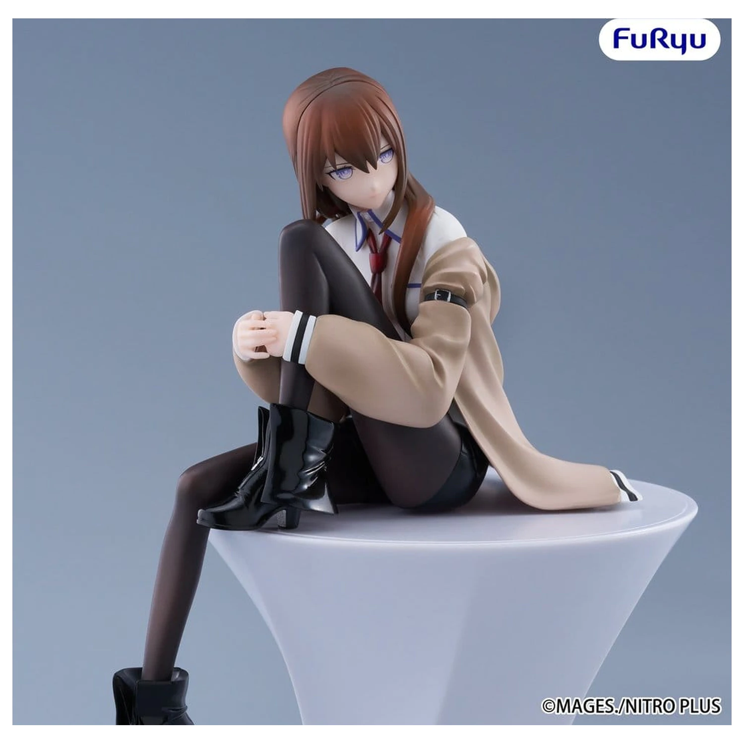 Steins Gate Noodle Stopper PVC socha Kurisu Makise 14 cm fotografii produktu