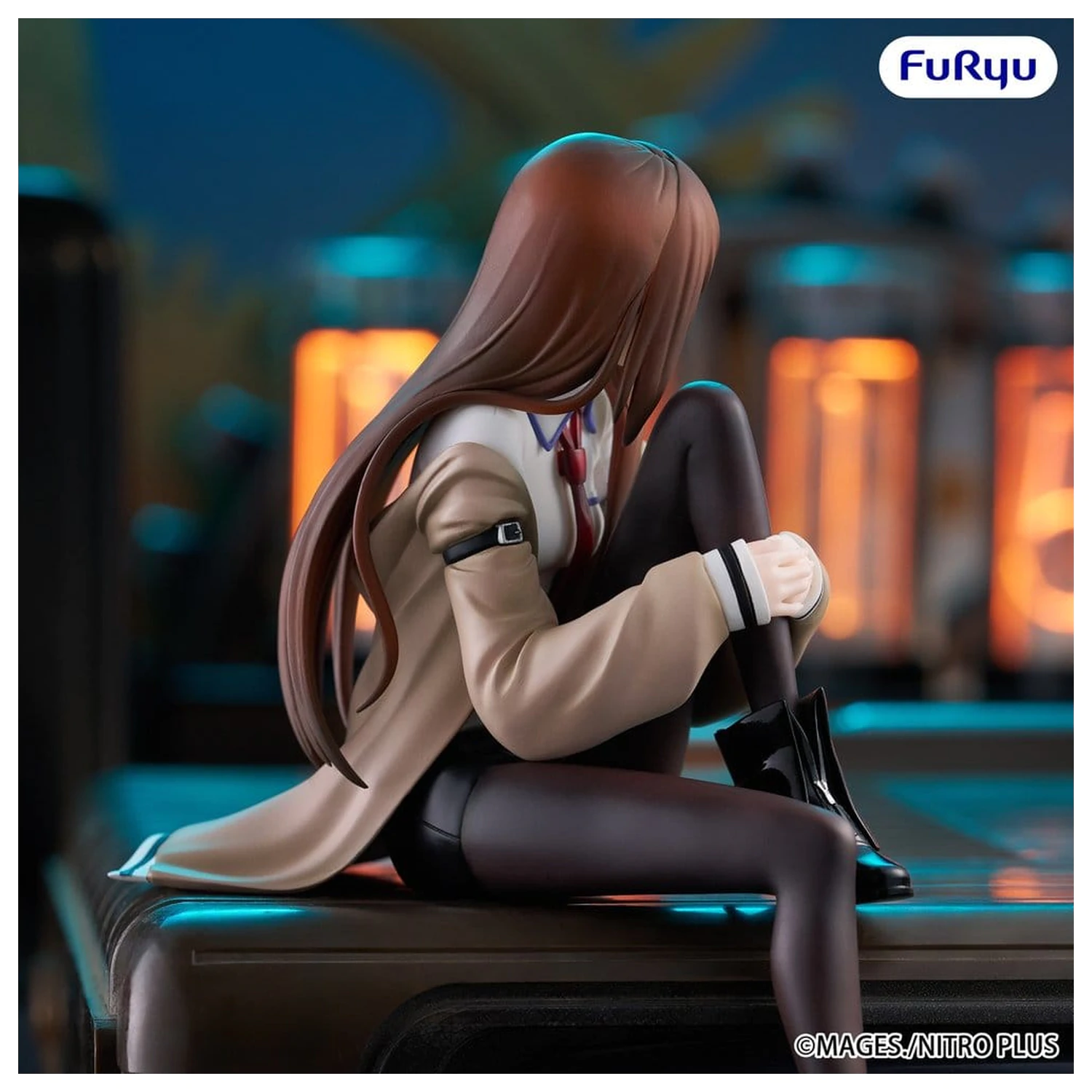 Steins Gate Noodle Stopper PVC socha Kurisu Makise 14 cm fotografii produktu