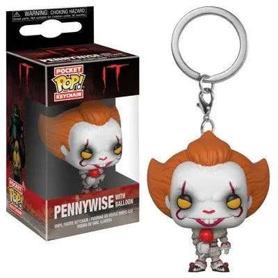 Stephen King's It 2017 Kapesní POP! Vinylová klíčenka Pennywise s Balónkem 4 cm fotografii produktu