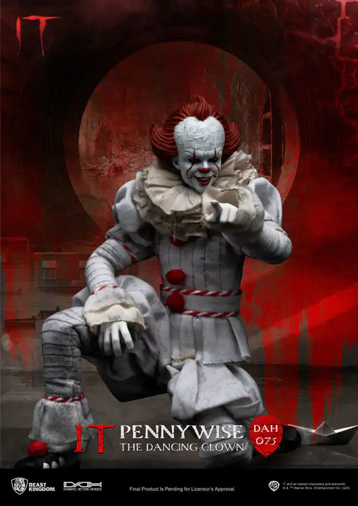 Stephen Kings It Dynamic 8ction Heroes akční figurka 1/9 Pennywise 21 cm fotografii produktu