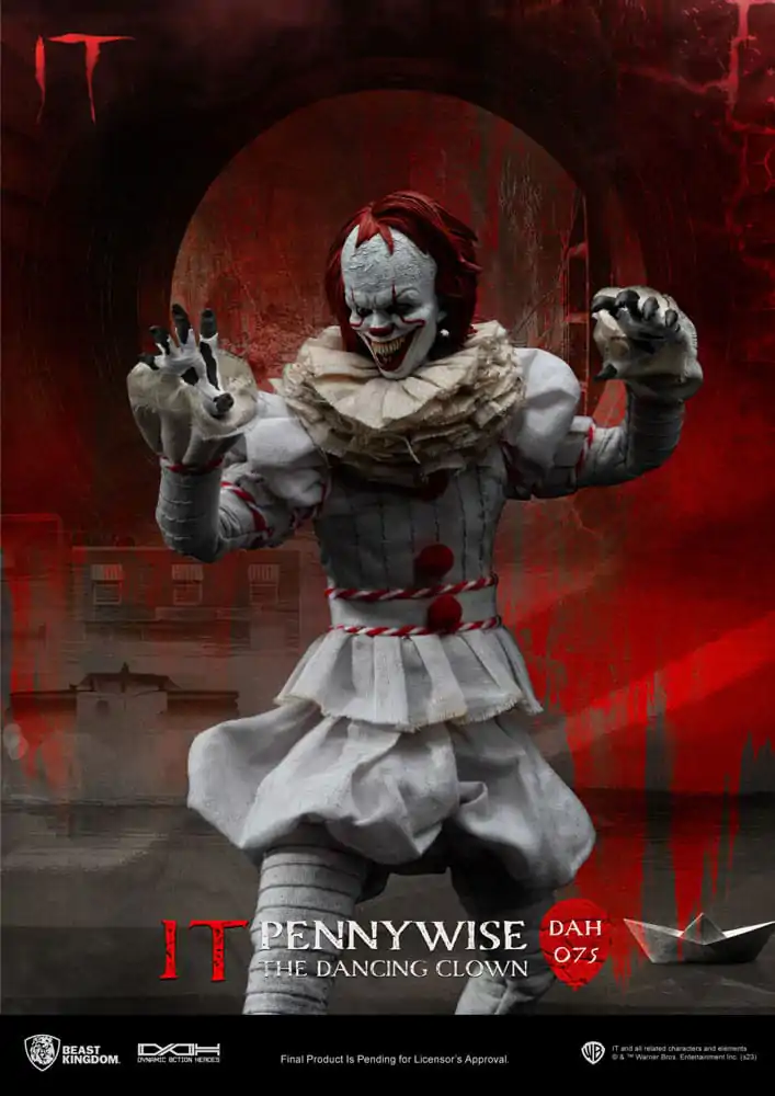 Stephen Kings It Dynamic 8ction Heroes akční figurka 1/9 Pennywise 21 cm fotografii produktu