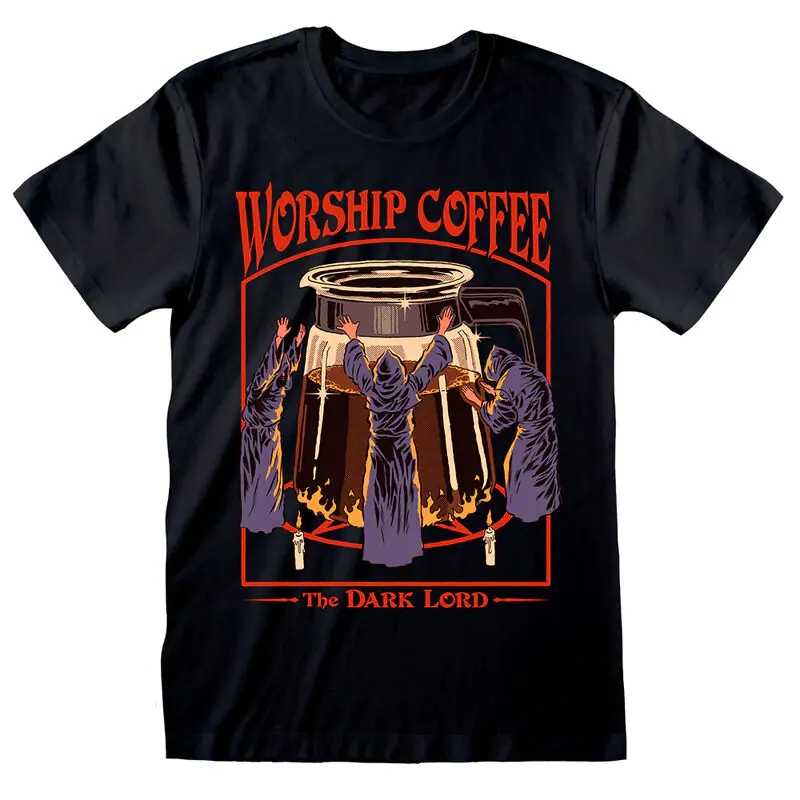 Tričko Steven Rhodes Worship Coffee fotografii produktu