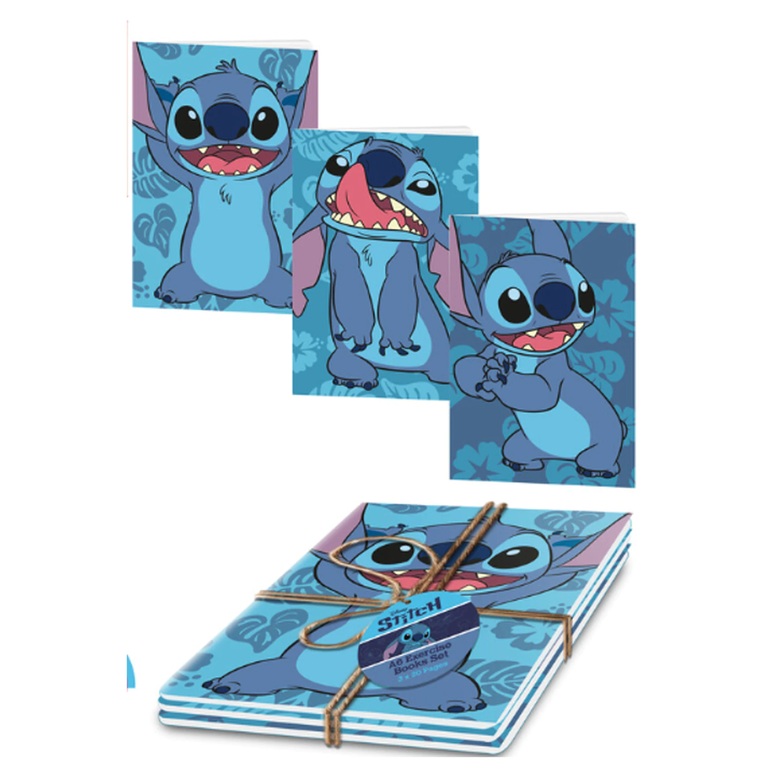 Stitch Set of 3 Sešit fotografii produktu