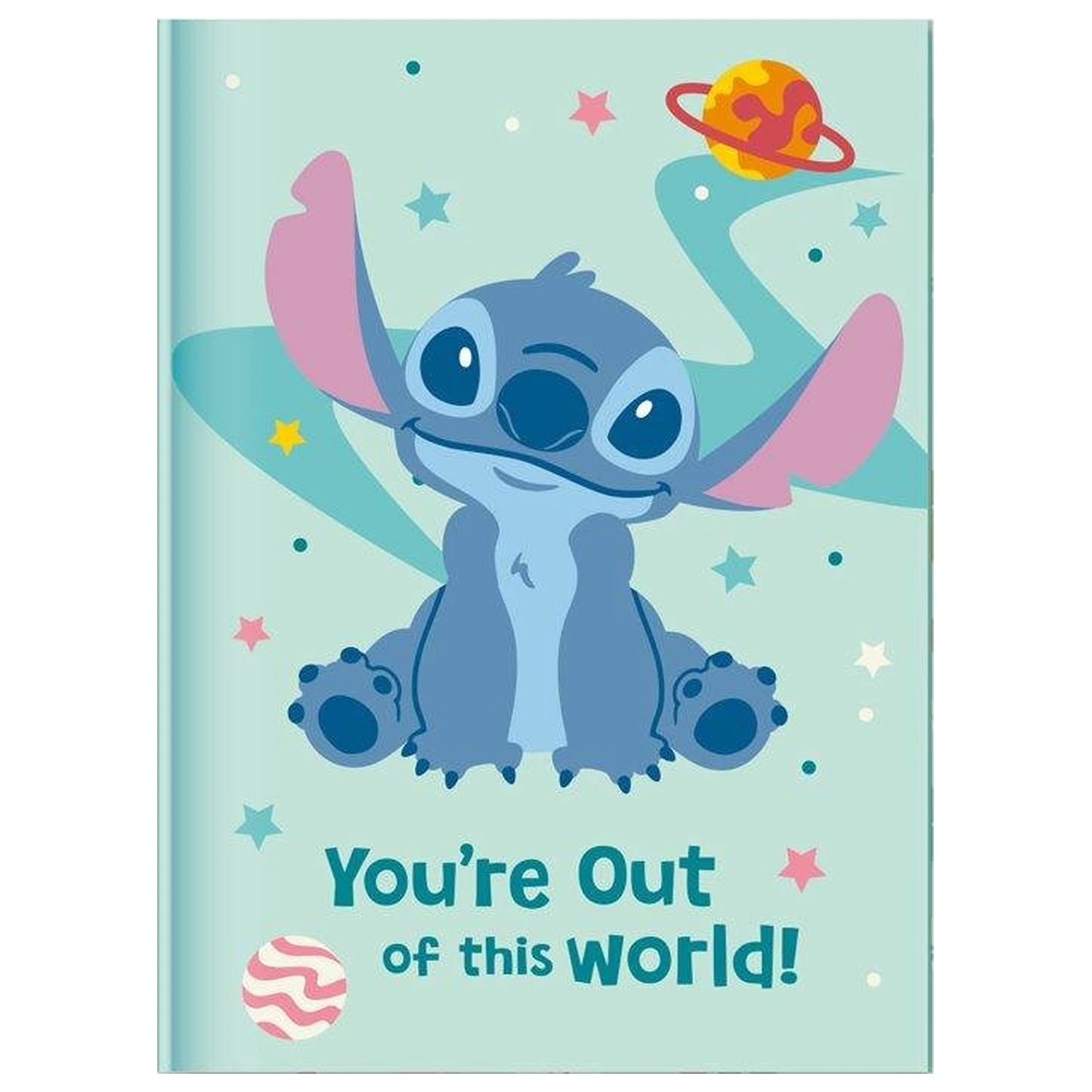 Stitch Dárková sada deník s zámkem + Pompom pero fotografii produktu