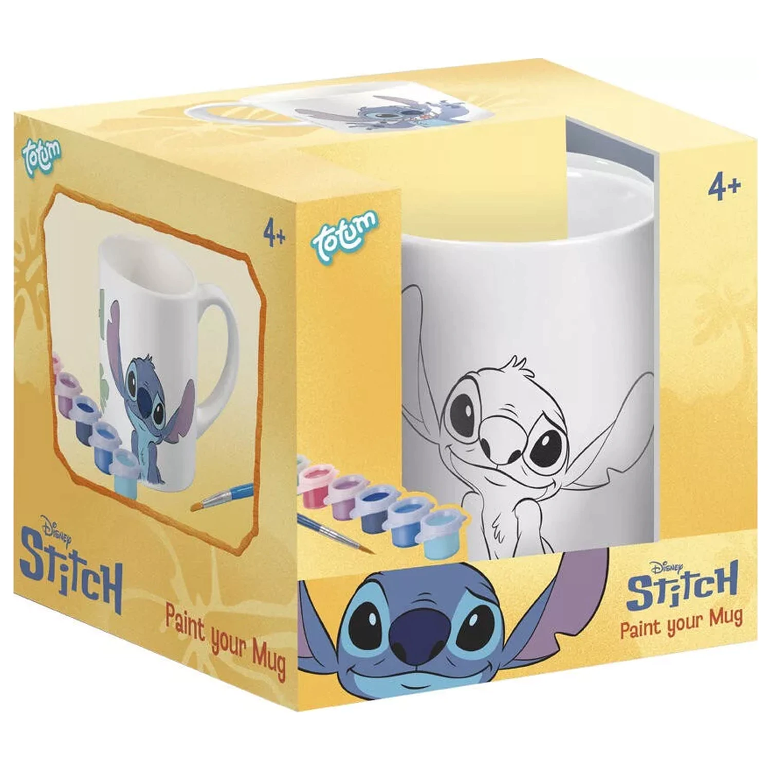 Stitch Alien pomalovatelný porcelánový hrnek 235 ml fotografii produktu