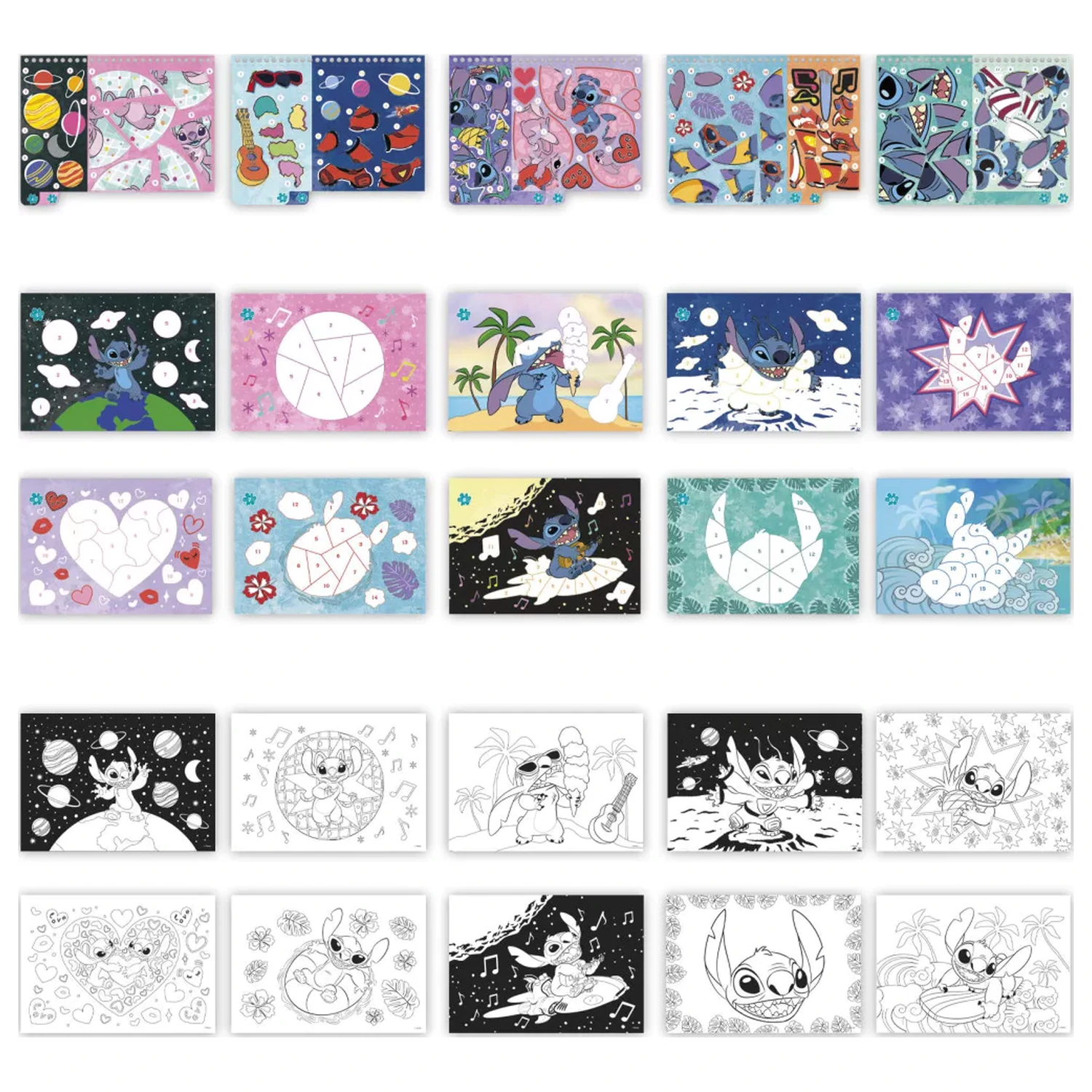 Stitch Alien nálepka kreativní sada fotografii produktu