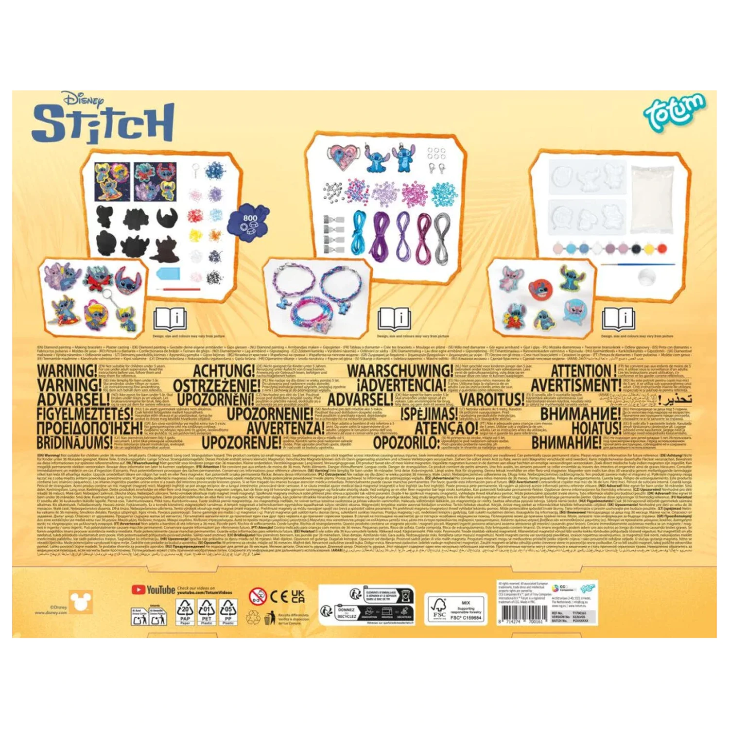 Stitch Aliens Kreativní sada 3 v 1 fotografii produktu