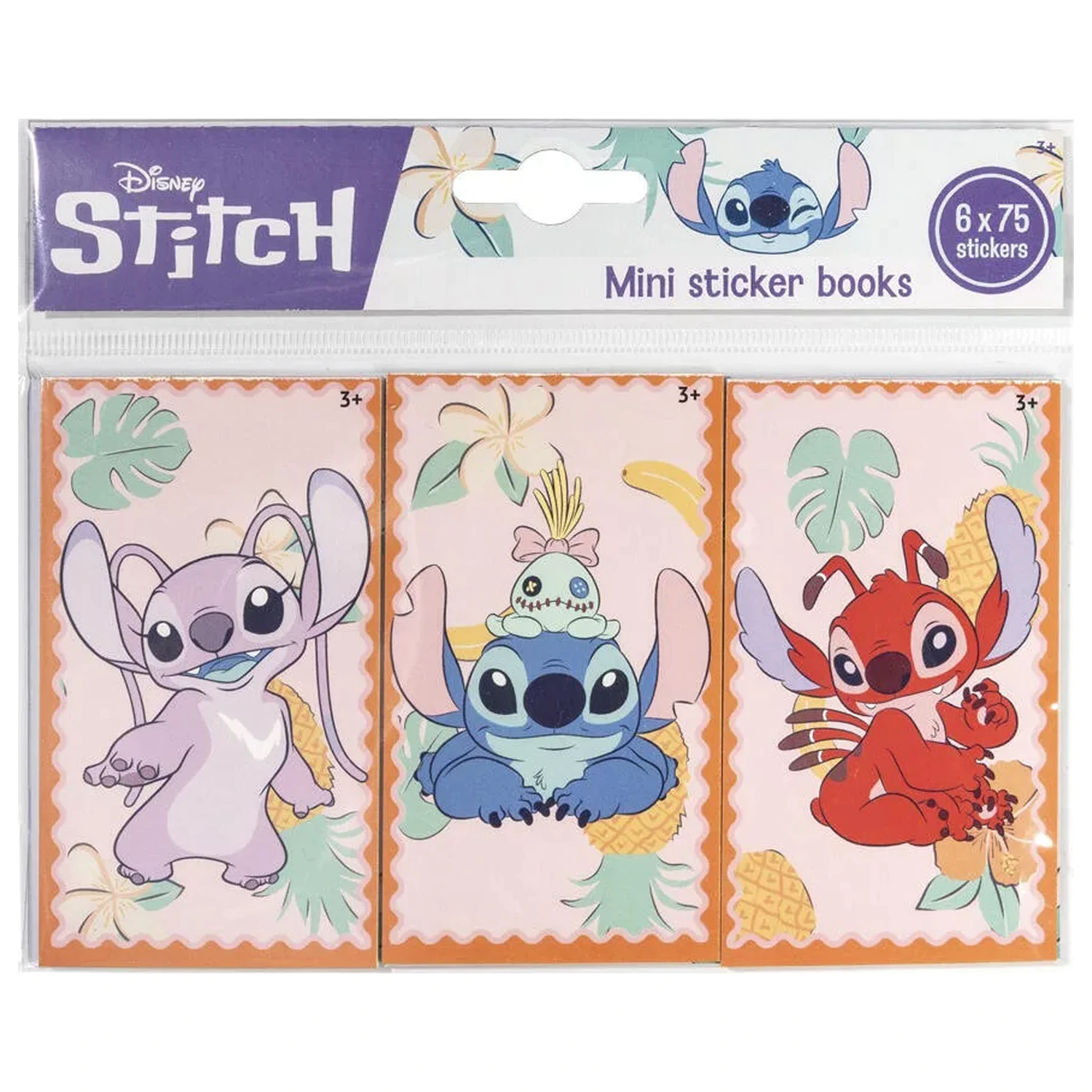 Stitch Aliens Mini sada samolepek, 6 kusů fotografii produktu