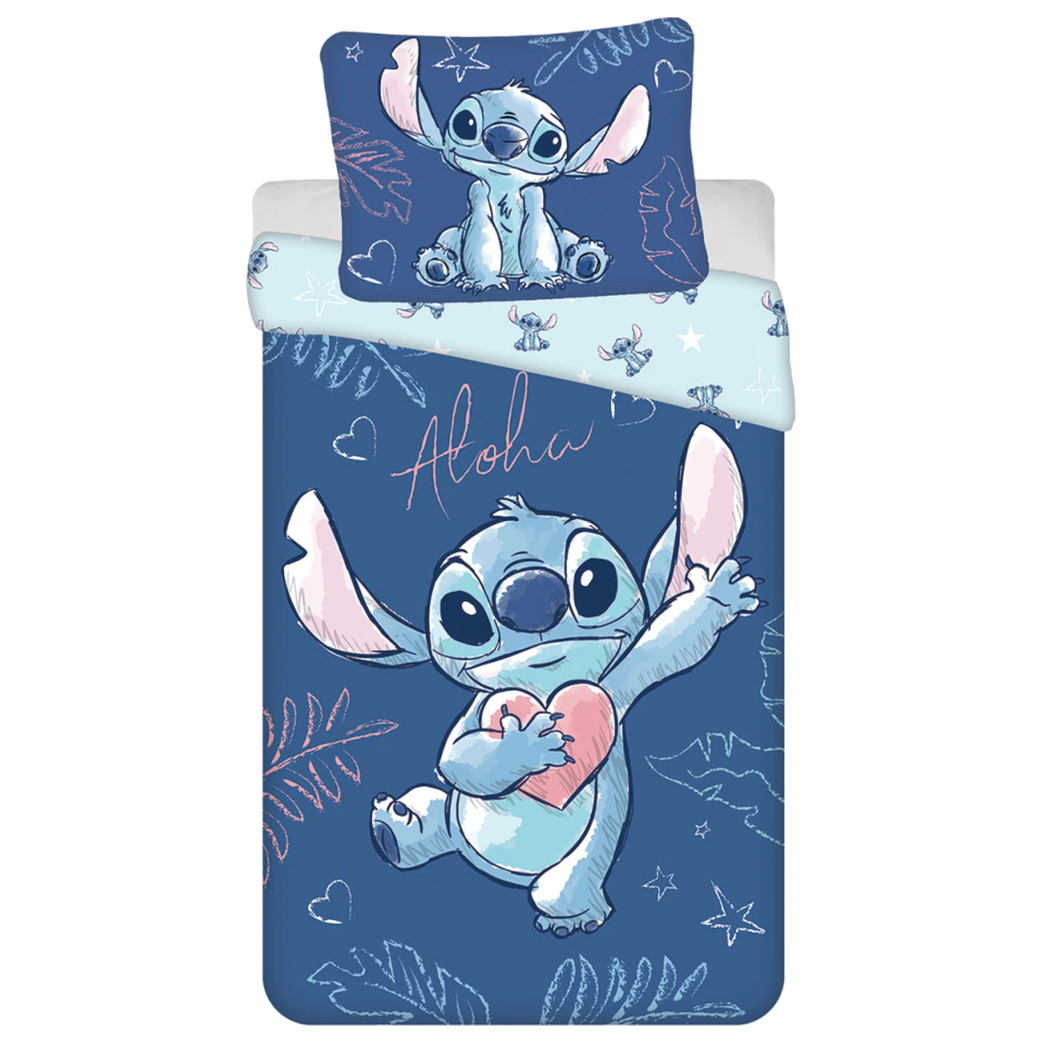 Stitch Aloha modrý povlak na peřinu fotografii produktu