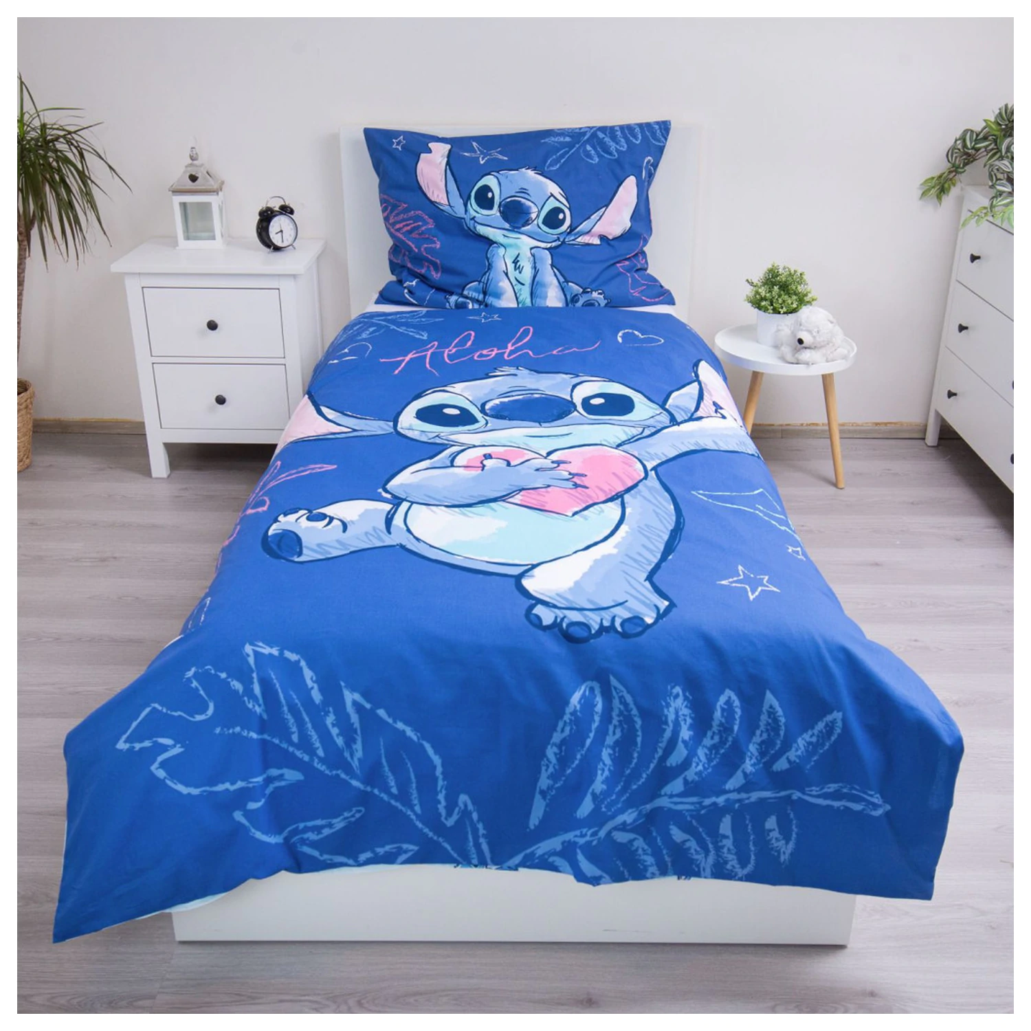 Stitch Aloha modrý povlak na peřinu fotografii produktu