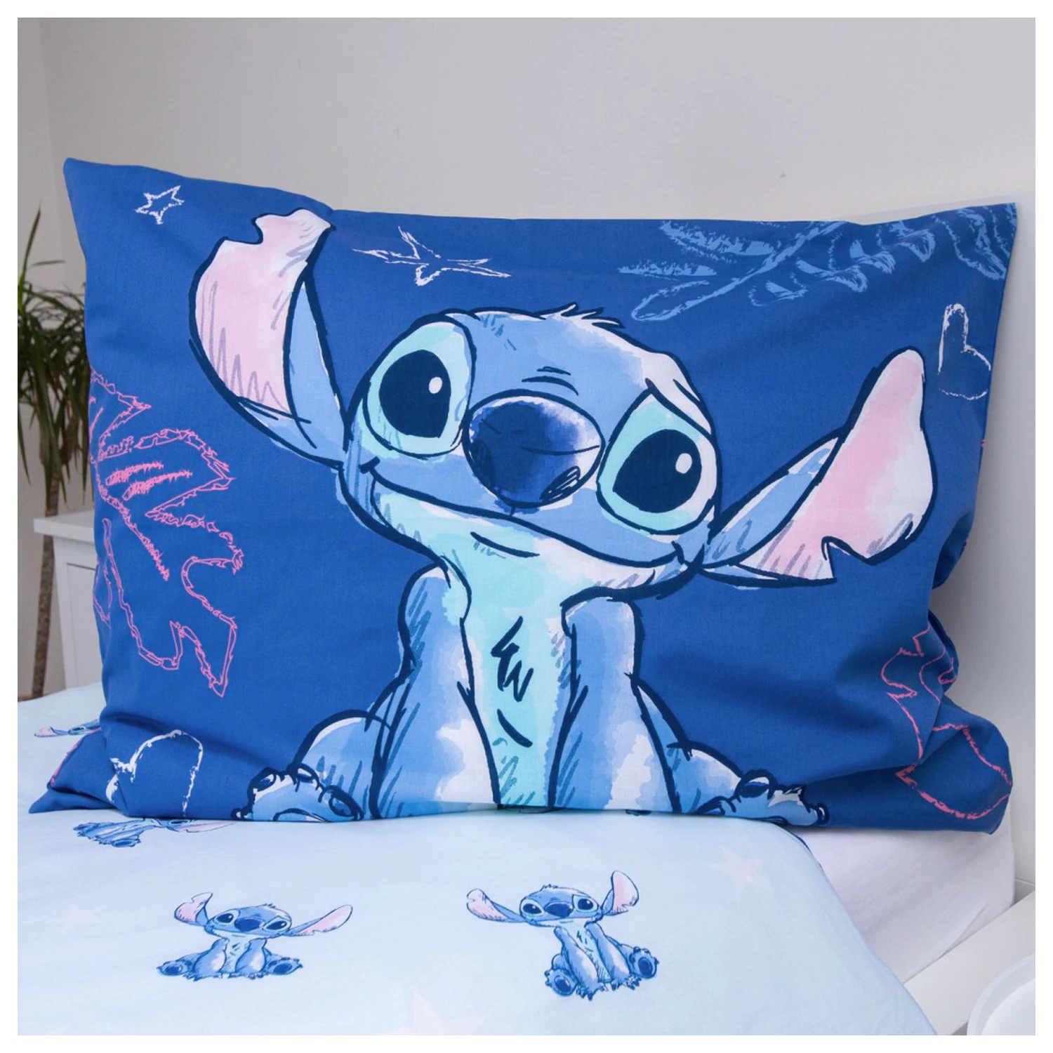 Stitch Aloha modrý povlak na peřinu fotografii produktu