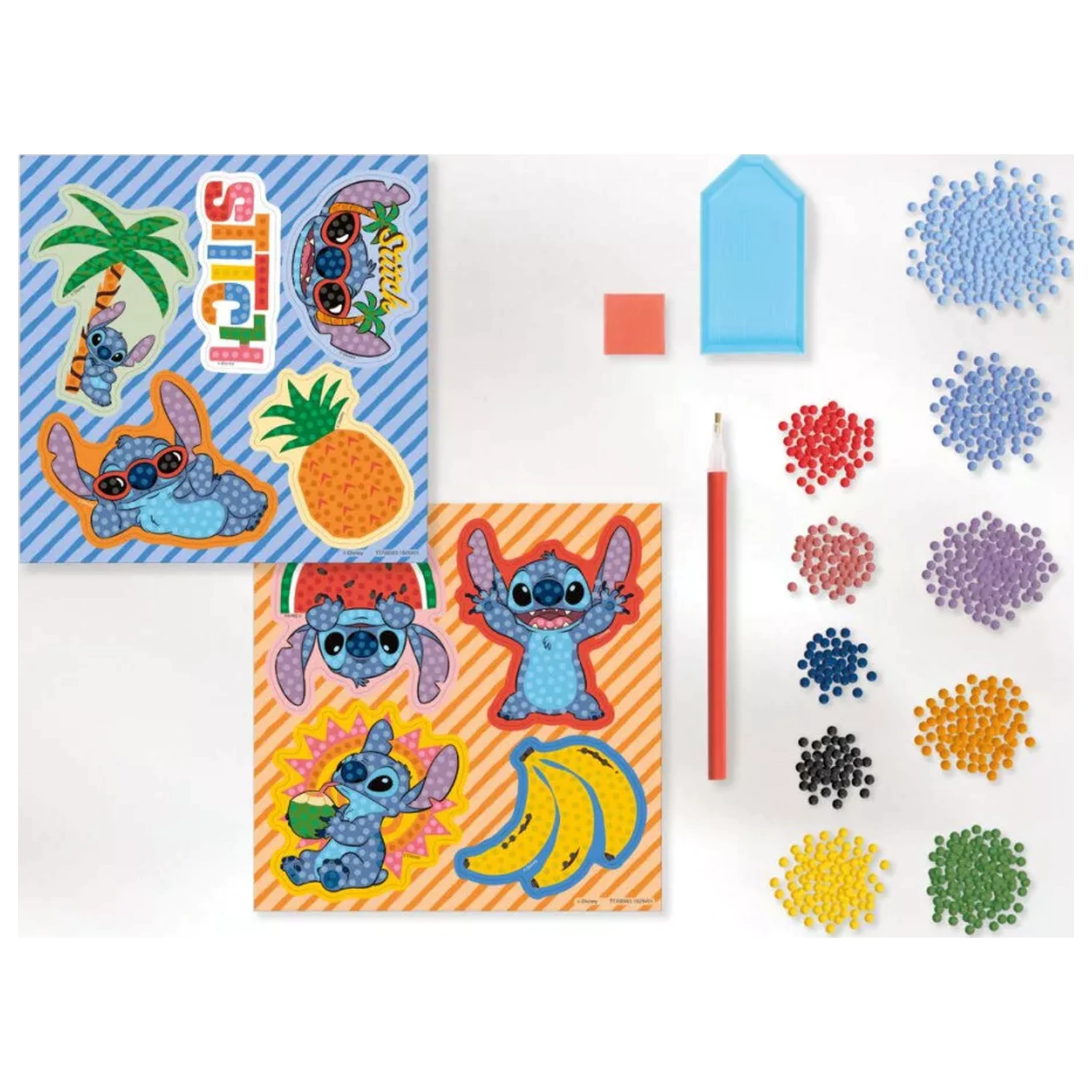 Lilo & Stitch Aloha Diamond Painting sada 9 samolepek fotografii produktu