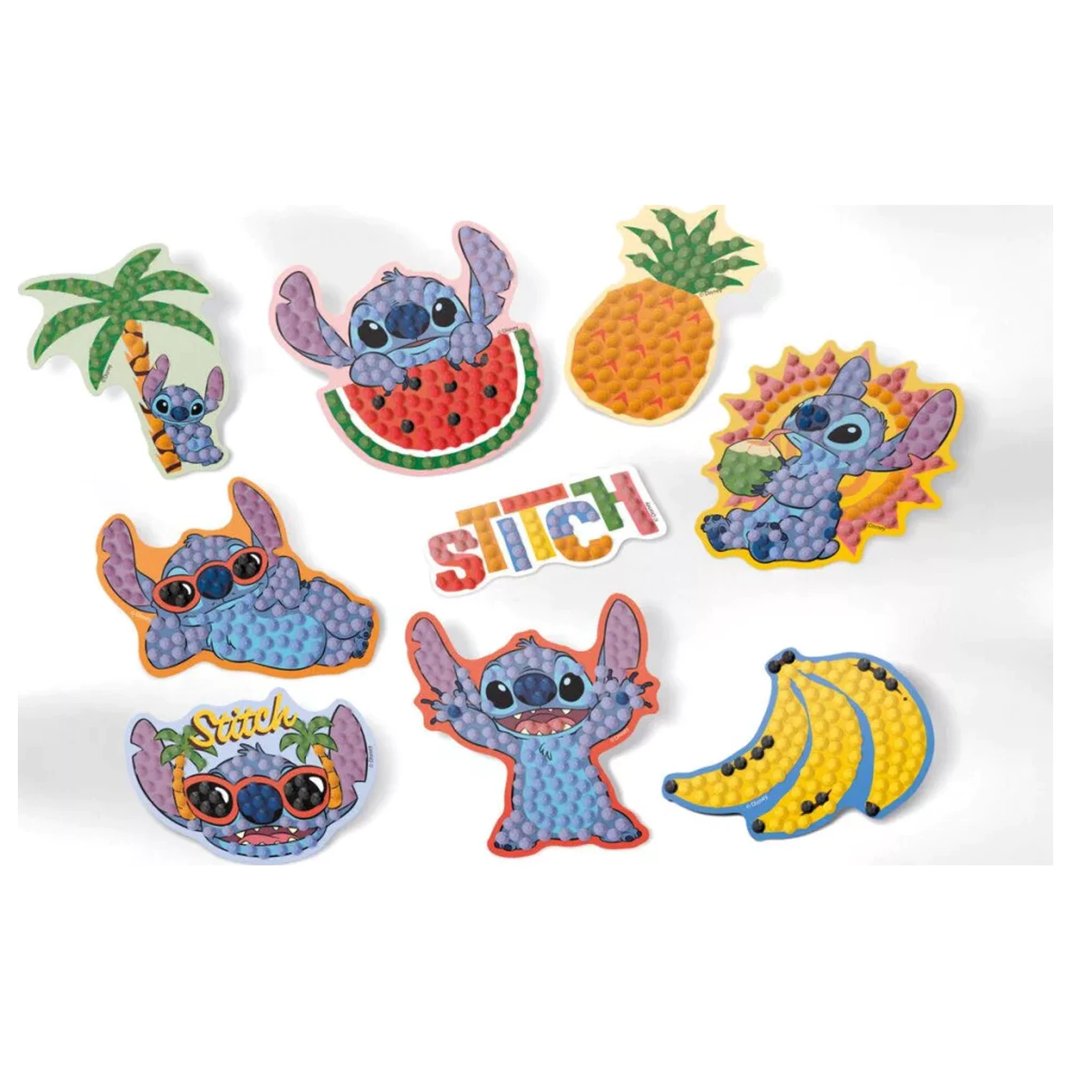 Lilo & Stitch Aloha Diamond Painting sada 9 samolepek fotografii produktu