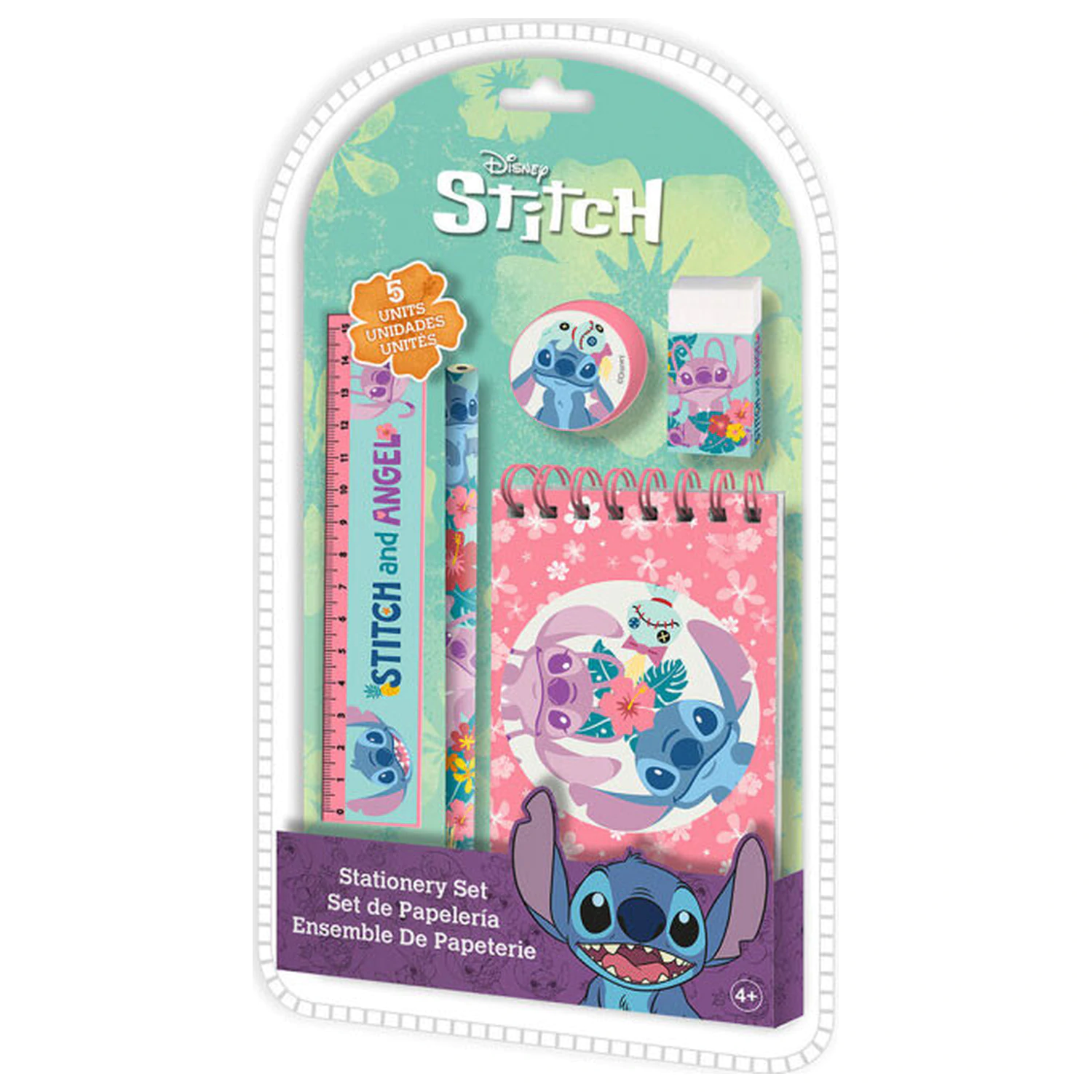 Lilo & Stitch Aloha sada papírnictví 5 ks fotografii produktu