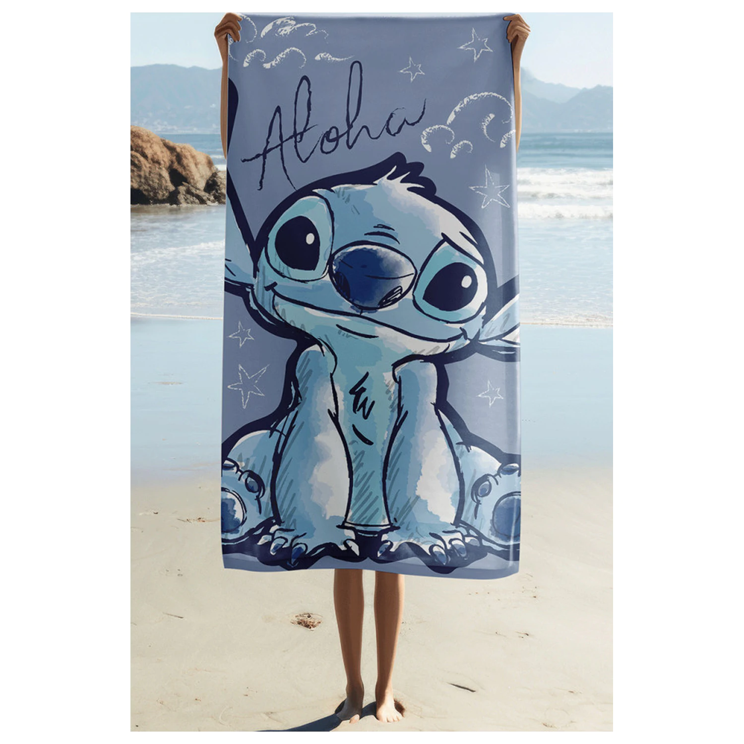 Stitch Aloha Ručník 70x140cm fotografii produktu