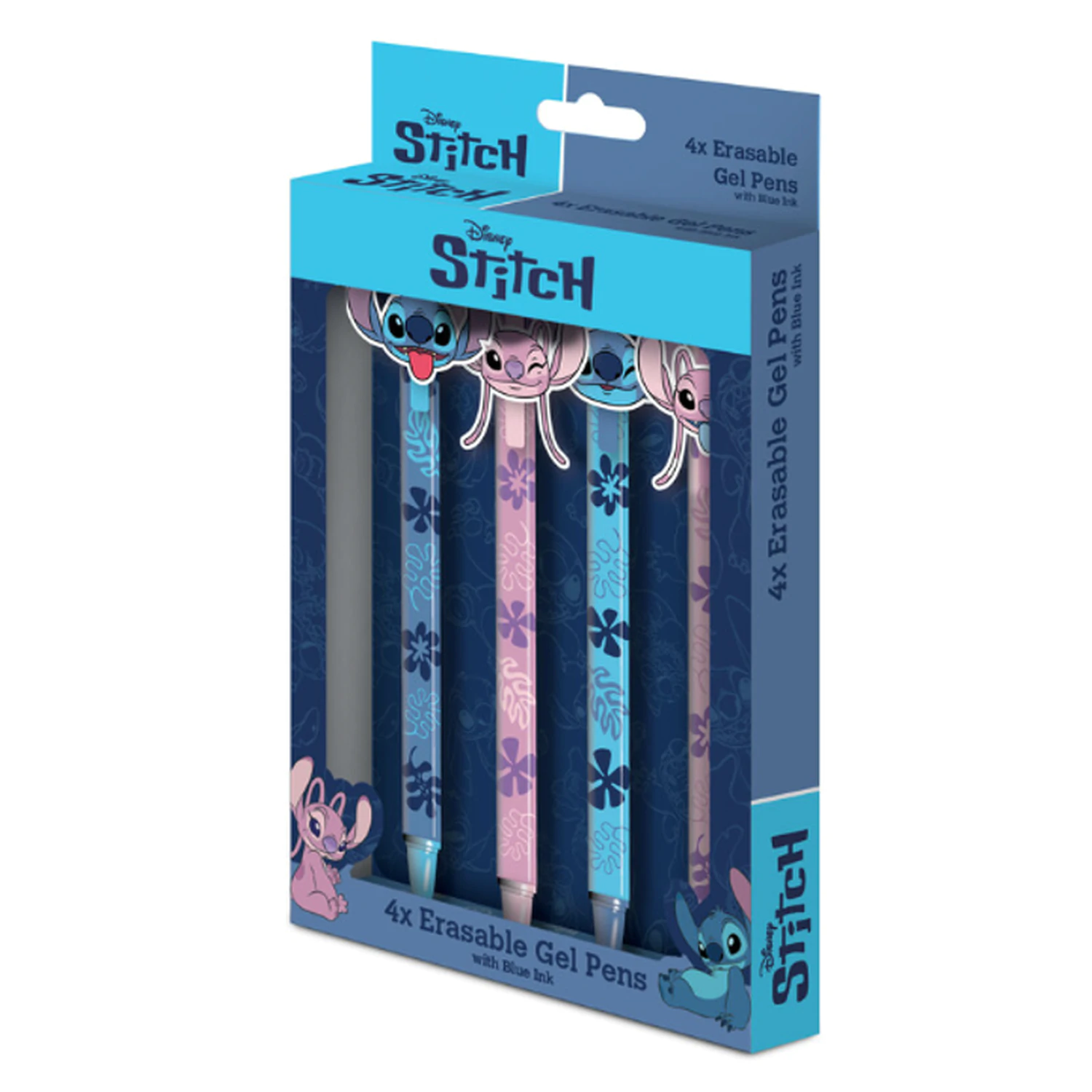 Stitch & Angel 4 Head Topper Smazatelné Gelové Pera fotografii produktu