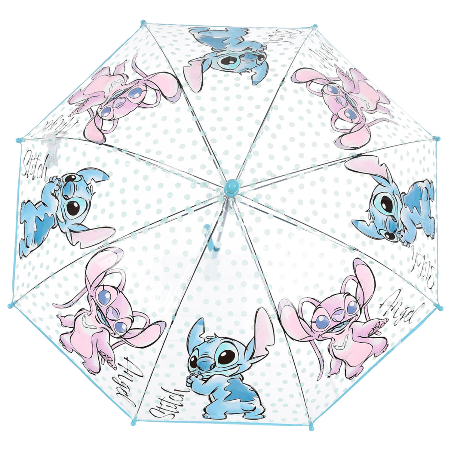 Stitch Angel dětský průhledný deštník 72 cm fotografii produktu