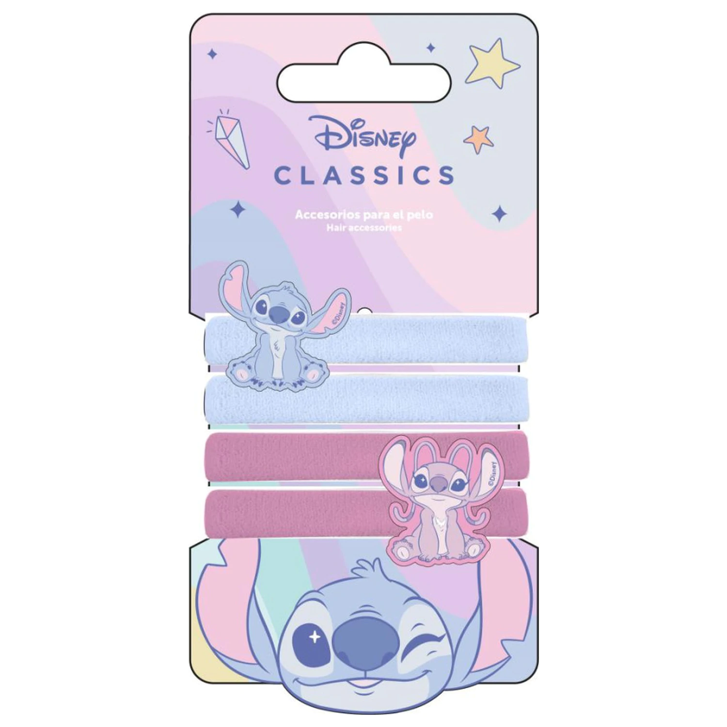 Stitch Angel gumičky do vlasů, sada 4 ks fotografii produktu