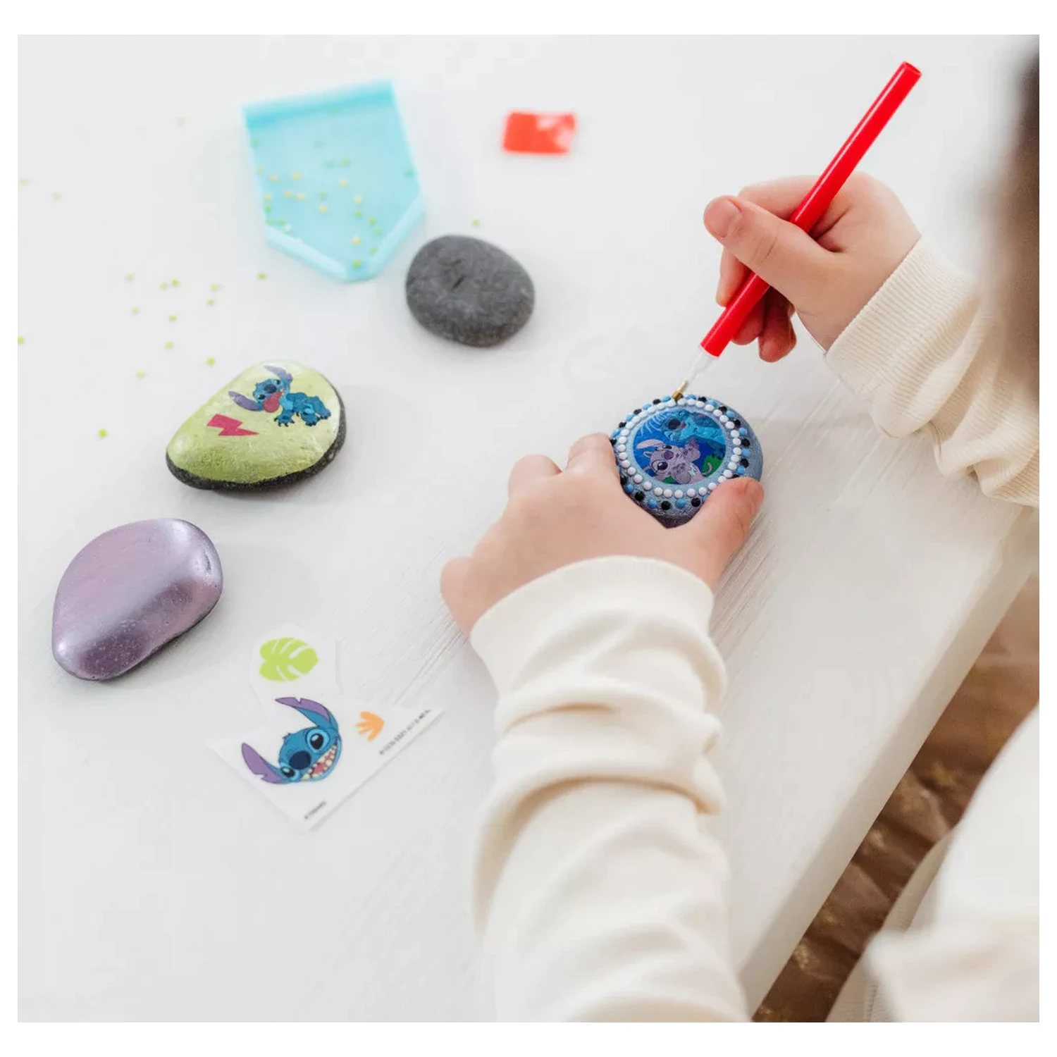 Stitch Angel Sada na zdobení oblázků s nálepkou fotografii produktu