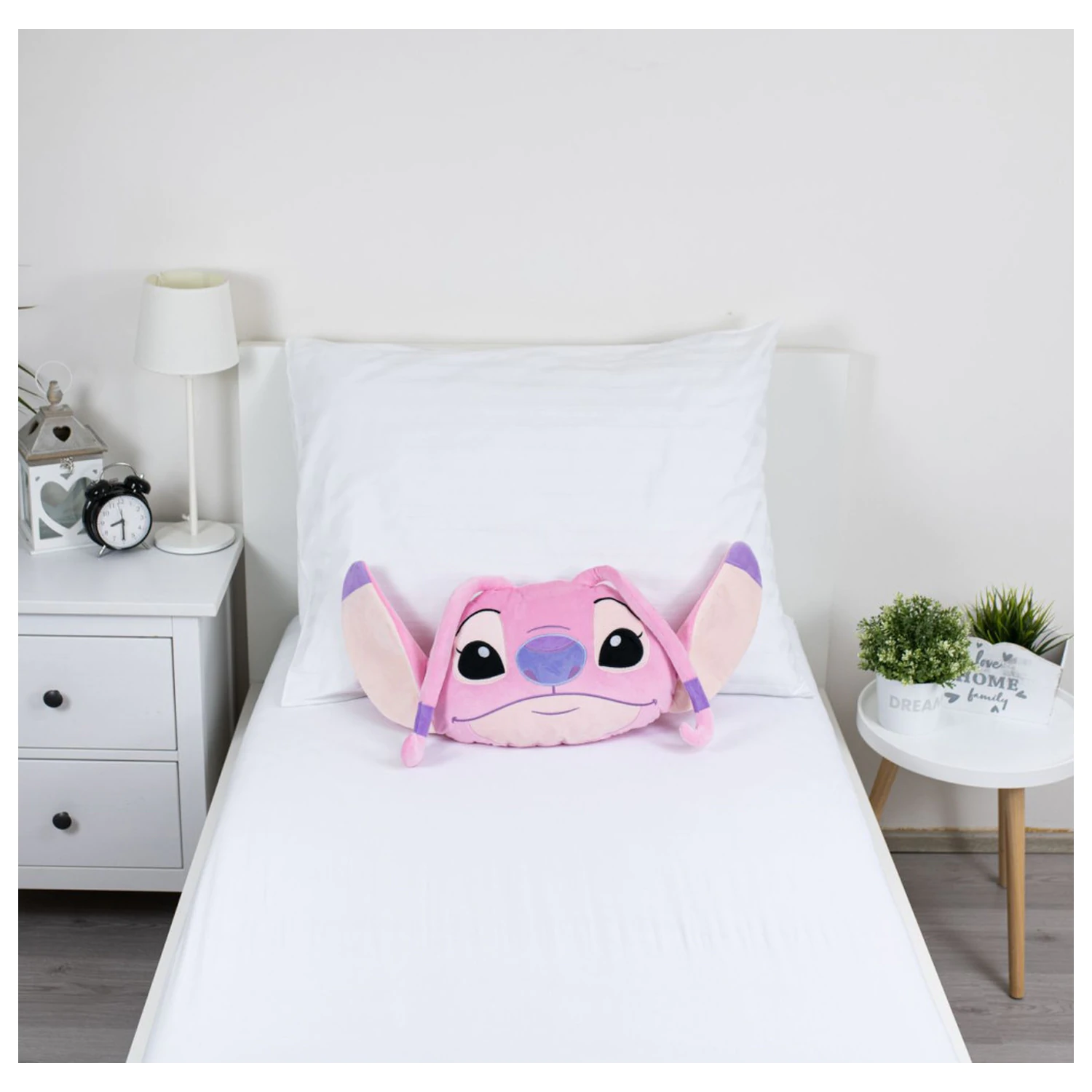 Stitch Angel růžový 3D tvarovaný polštář fotografii produktu