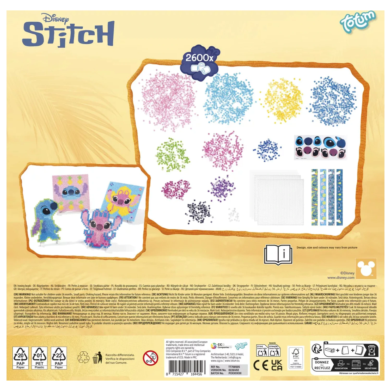 Stitch Angel nažehlovací korálky kreativní sada fotografii produktu