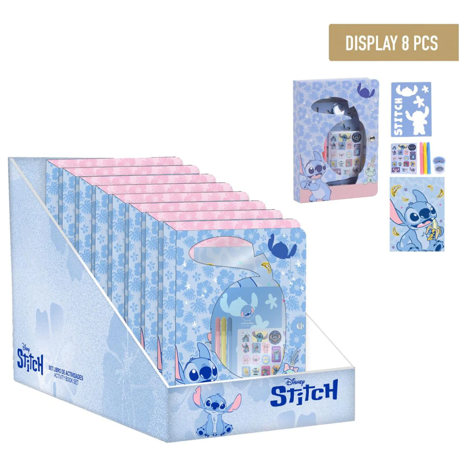 Stitch Banana Sada omalovánek s šablonami fotografii produktu