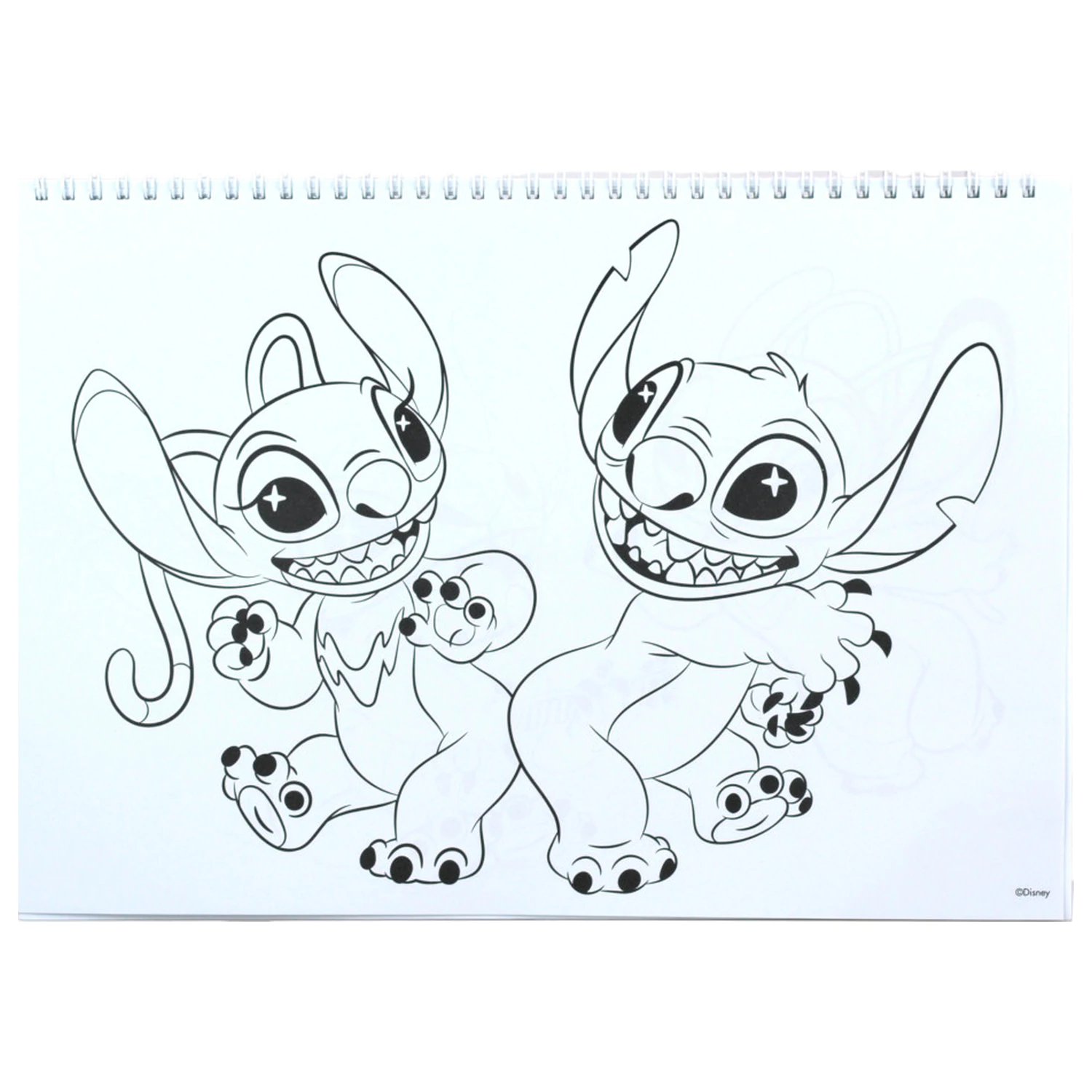 Stitch Blast A/4 spirálový skicák 40 listů se samolepkami fotografii produktu