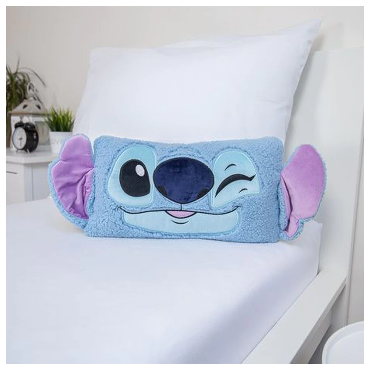 Stitch Blink 3D tvarovaný polštář, dekorativní polštář 27x45 cm fotografii produktu