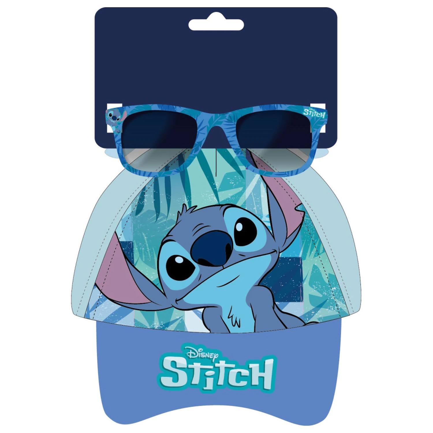 Stitch Modré listy Sluneční brýle a Baseballová čepice Sada fotografii produktu
