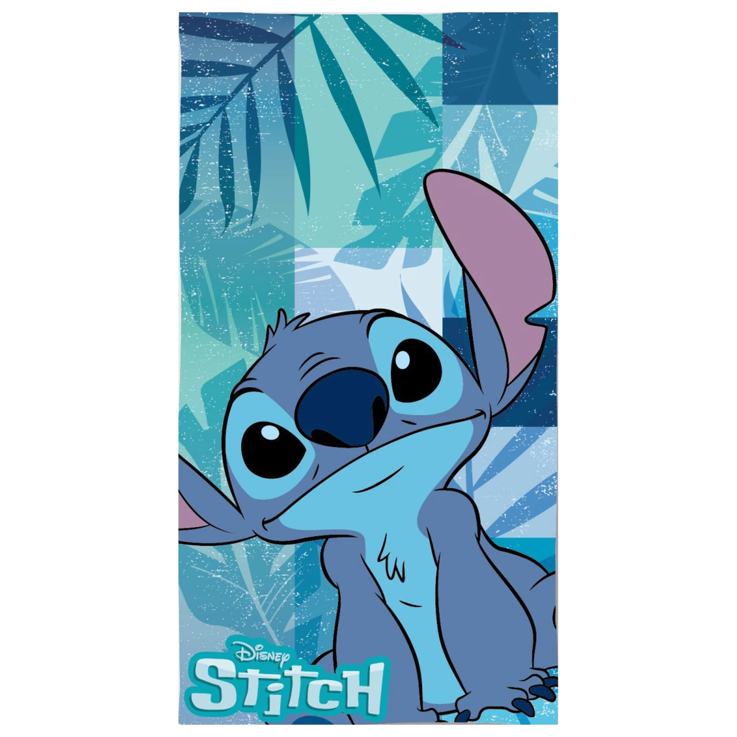 Stitch Modrý List ručník 70x140cm fotografii produktu