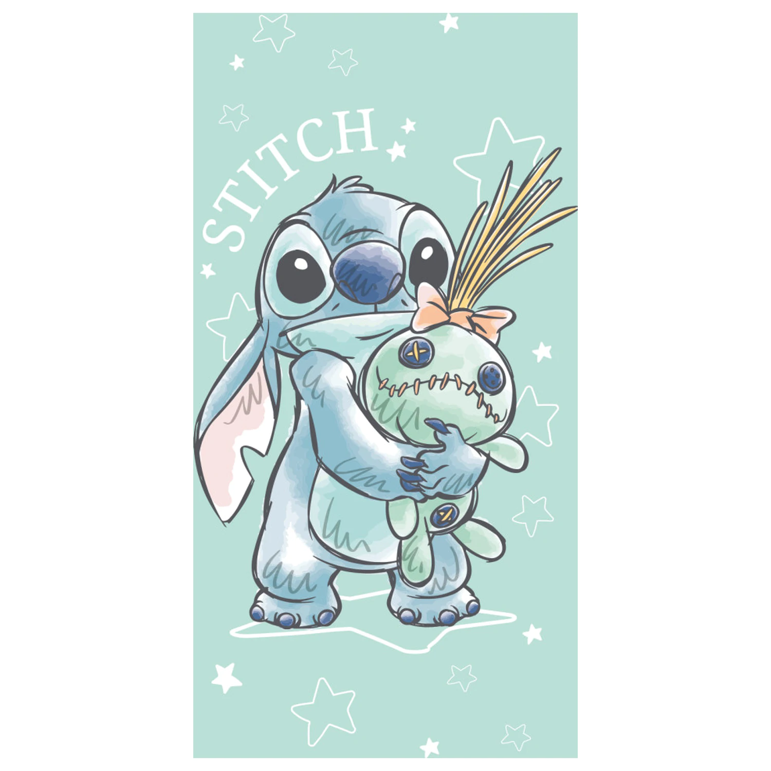 Stitch Buddies ručník 70x140cm fotografii produktu