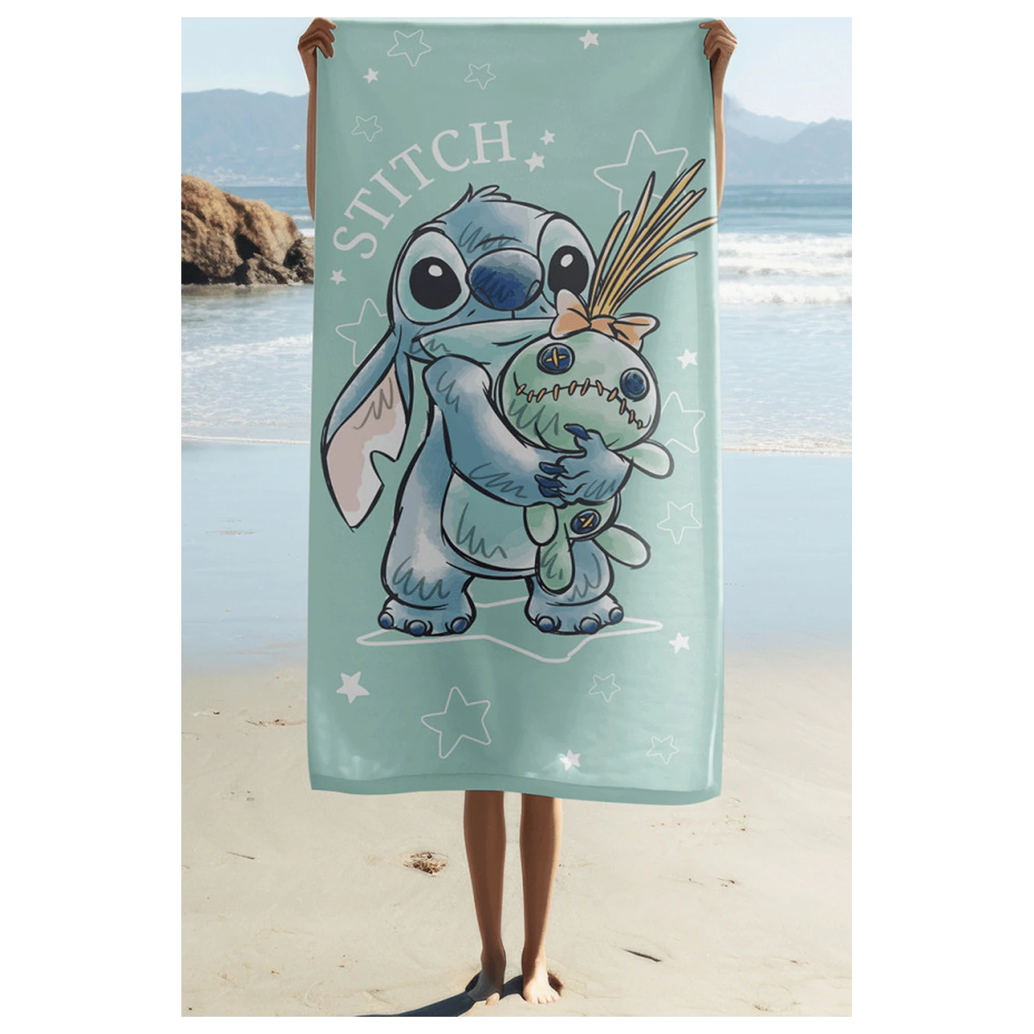 Stitch Buddies ručník 70x140cm fotografii produktu