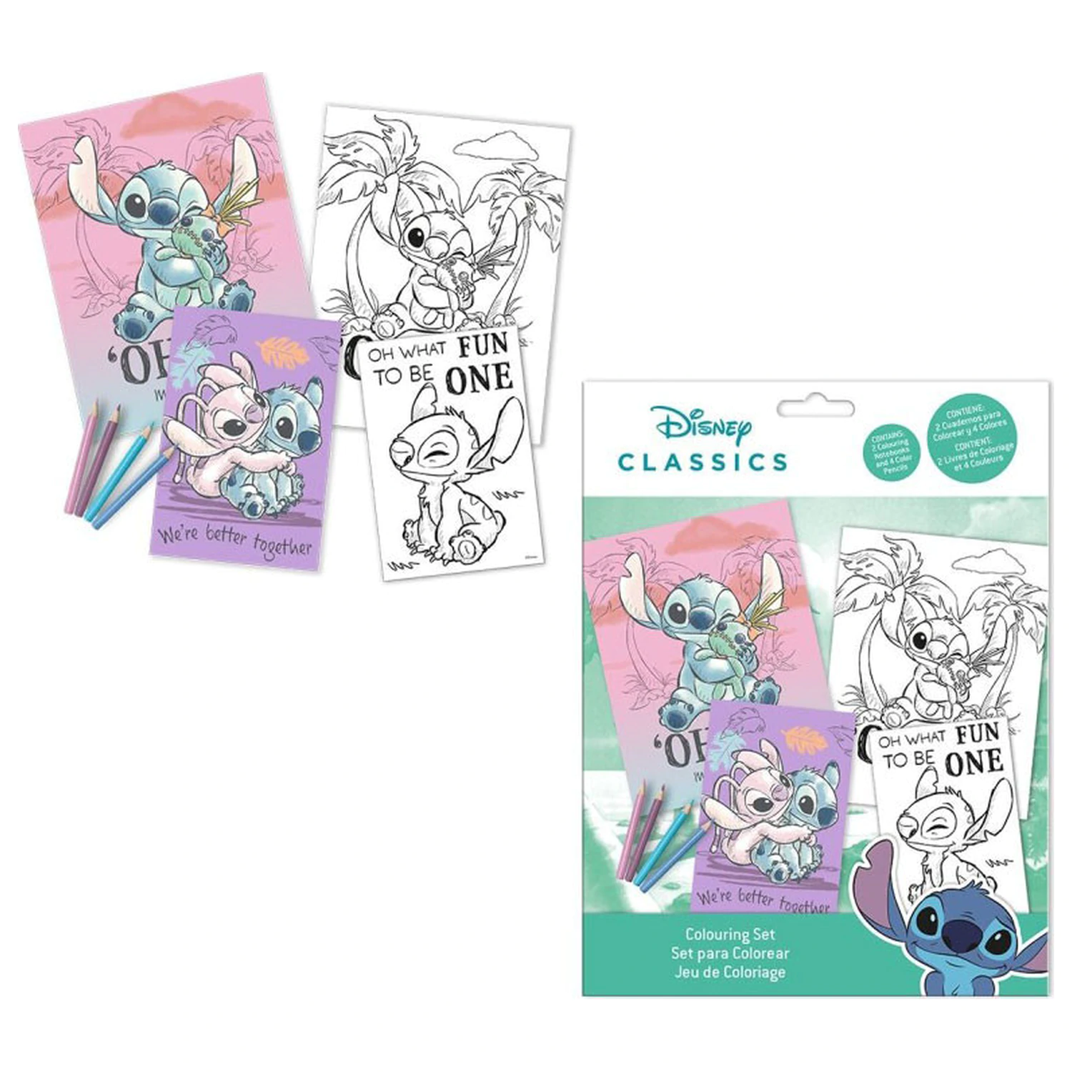 Stitch Cheeky sada na vybarvování fotografii produktu
