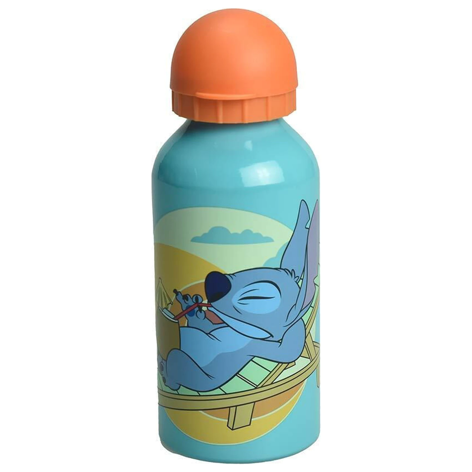 Stitch Chill hliníková láhev na vodu s pítkem 400 ml fotografii produktu