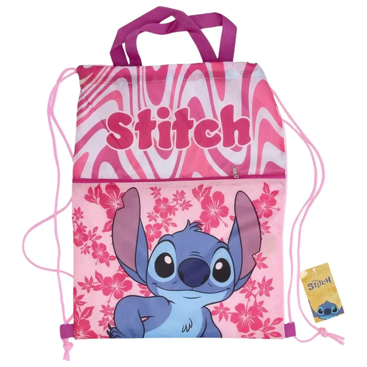 Stitch Cute Deluxe vak na cvičení, vak se stahovací šňůrkou 45 cm fotografii produktu