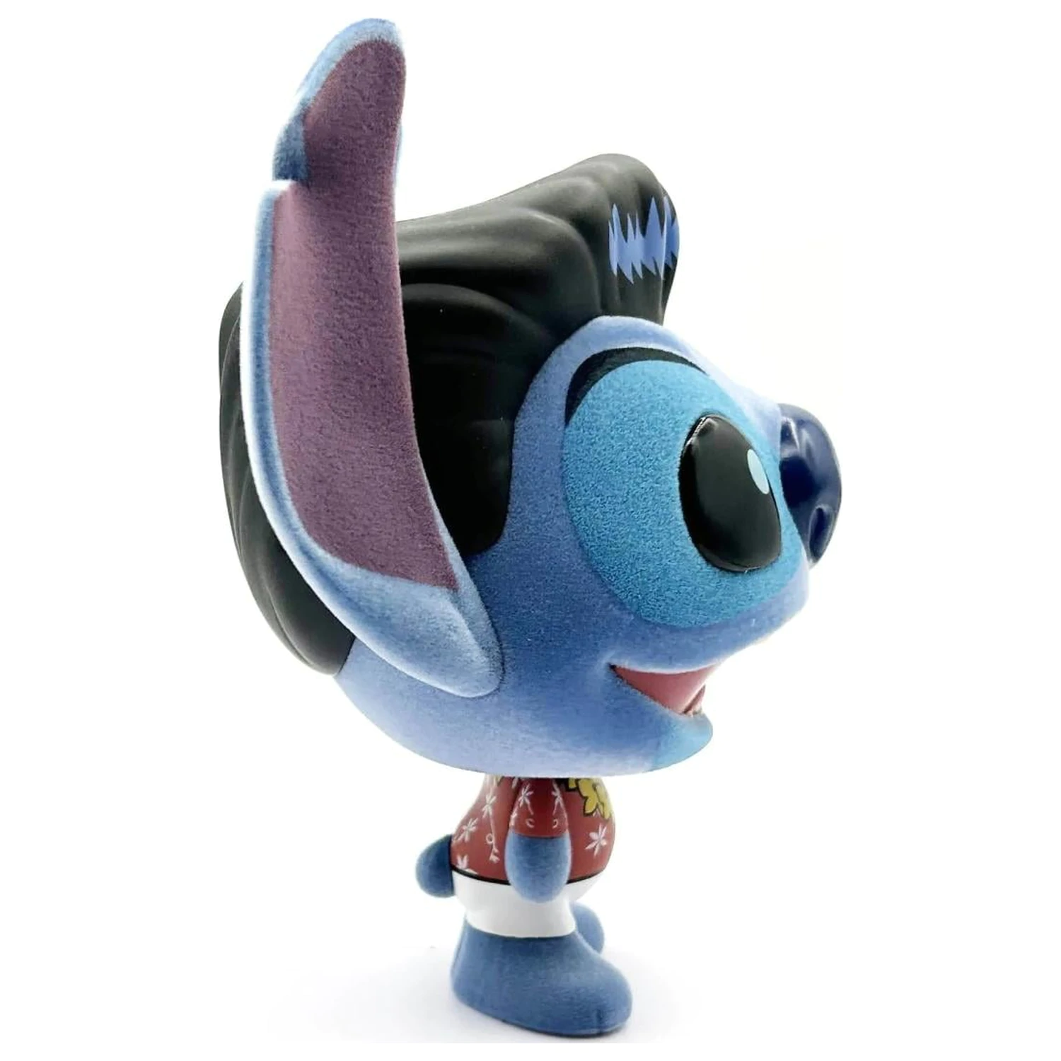 Stitch Elvis Blue Hawaiian Bhunny Flocked vinylová figurka fotografii produktu