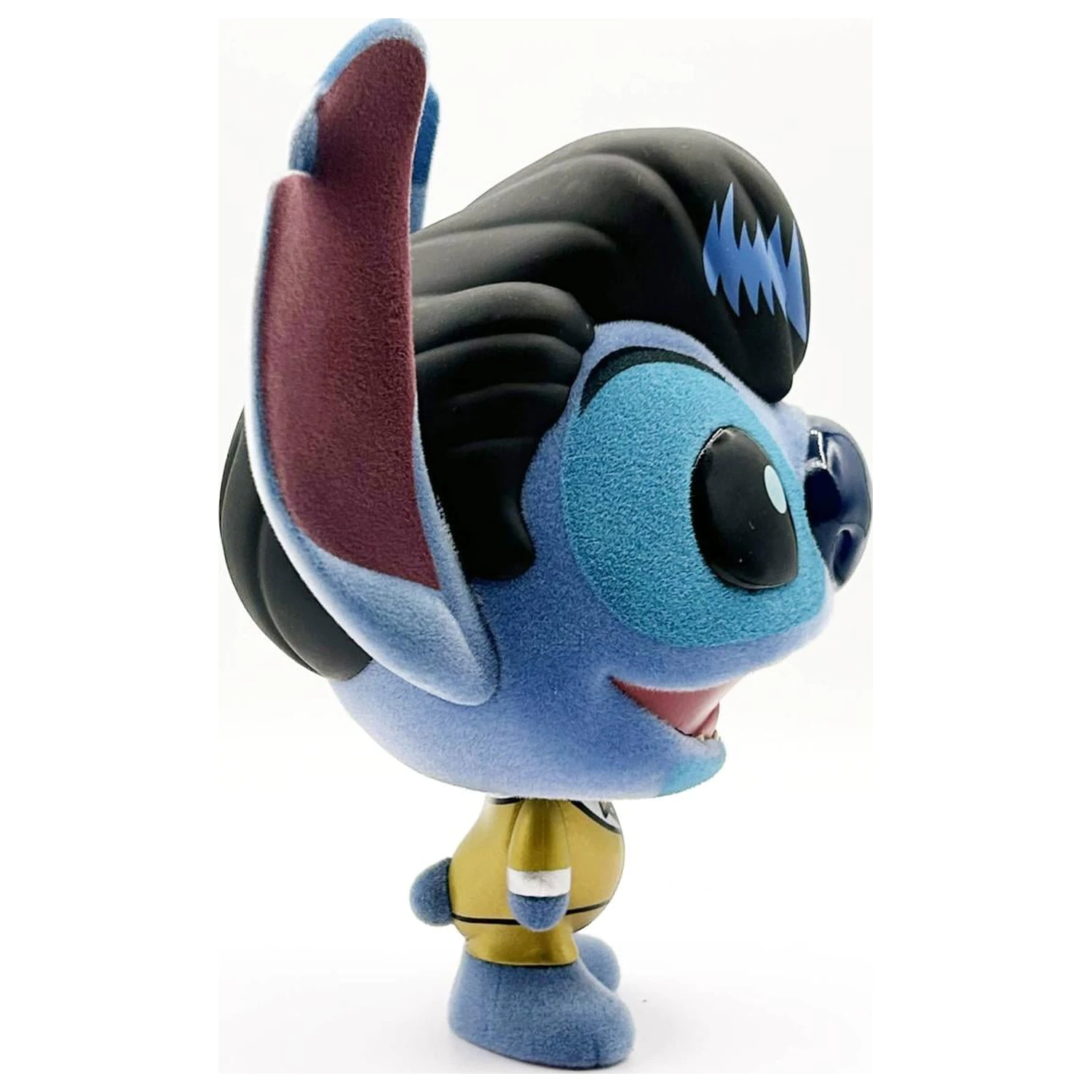 Stitch Elvis Gold Suit Bhunny flokovaná vinylová figurka fotografii produktu