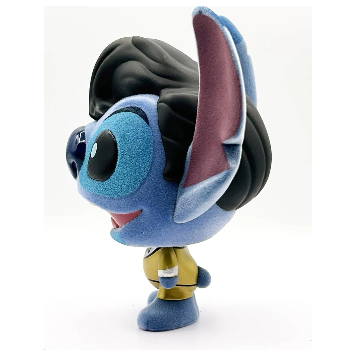 Stitch Elvis Gold Suit Bhunny flokovaná vinylová figurka fotografii produktu