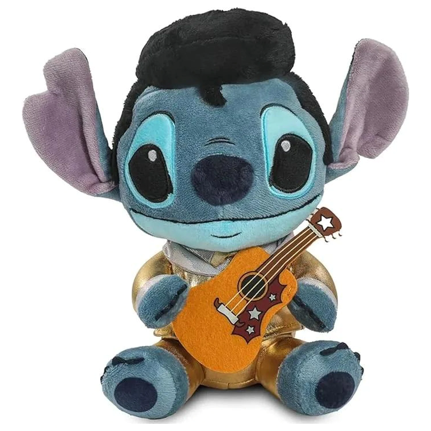 Stitch Elvis ve zlatém obleku Kidrobot plyšák 25 cm fotografii produktu