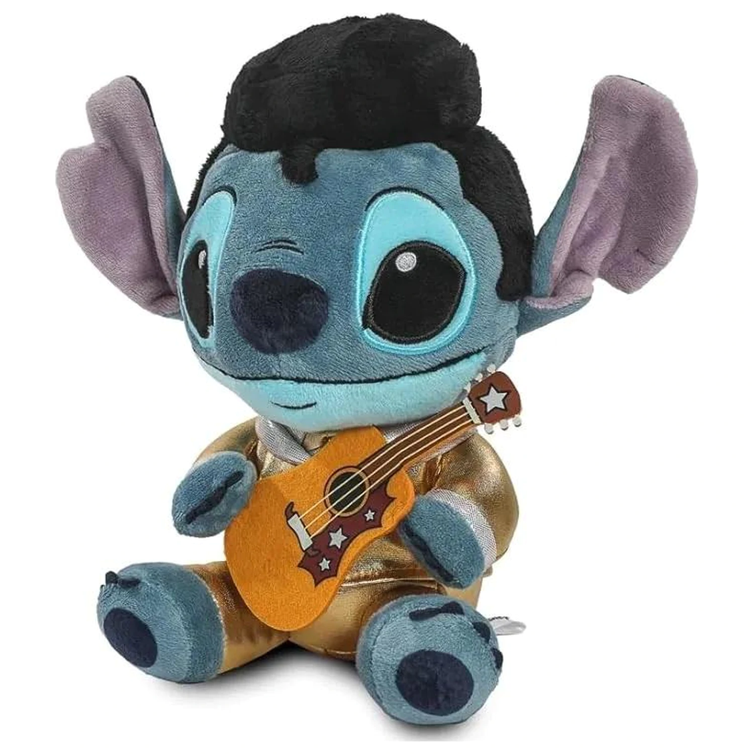 Stitch Elvis ve zlatém obleku Kidrobot plyšák 25 cm fotografii produktu