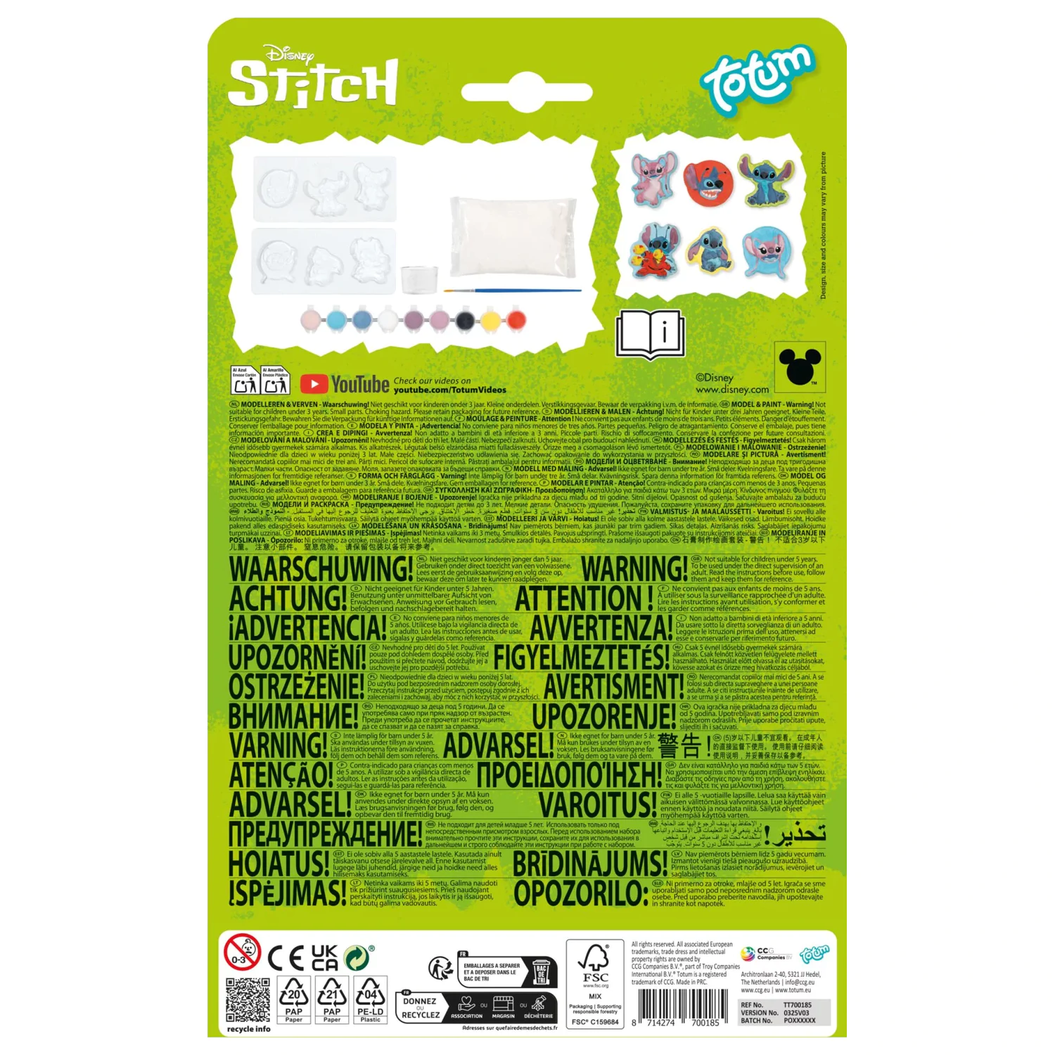 Stitch Extrovert Sádrová odlévací sada fotografii produktu