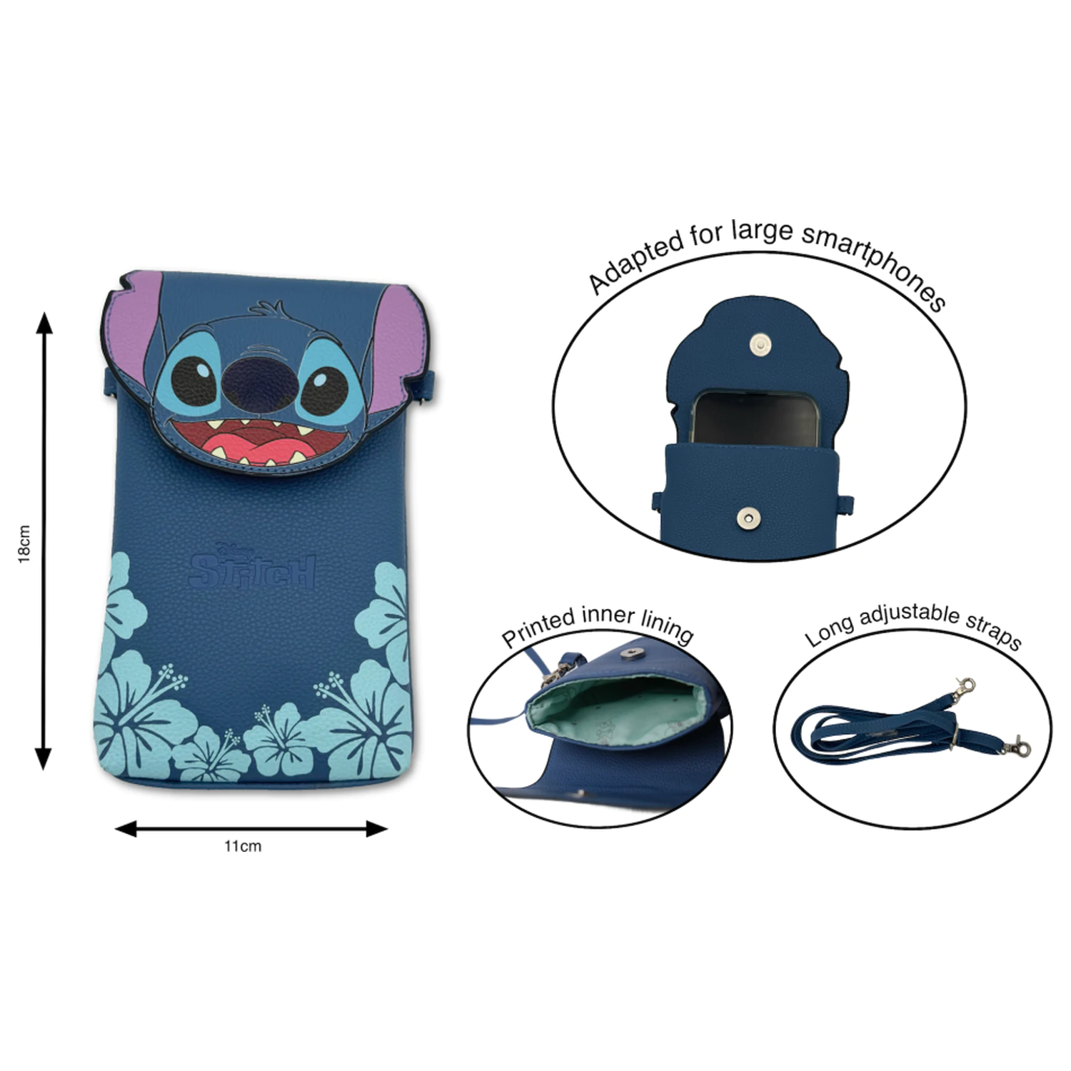 Stitch Fashion Duo Taška přes rameno na telefon fotografii produktu