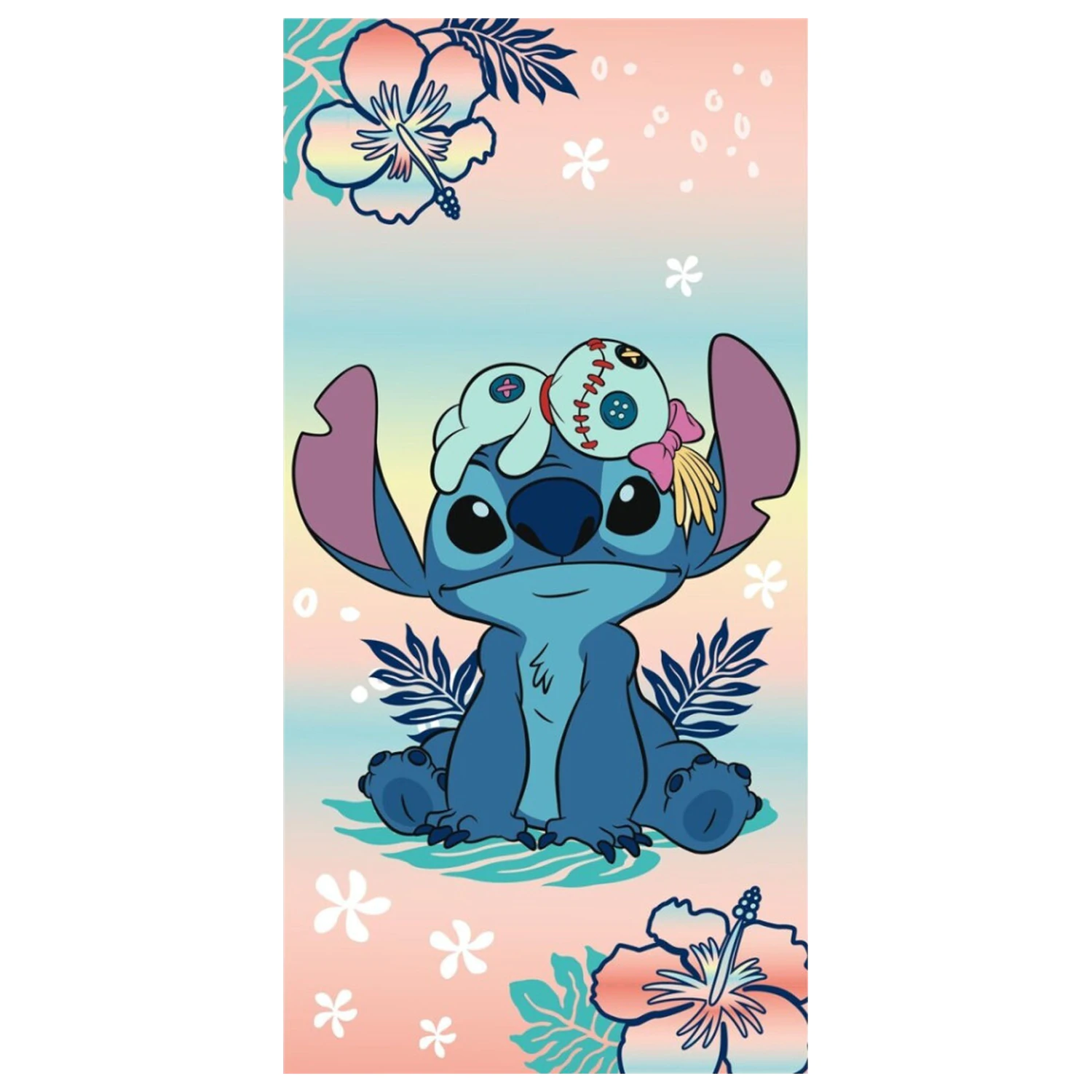Lilo & Stitch Flower Island Ručník 70x140cm fotografii produktu